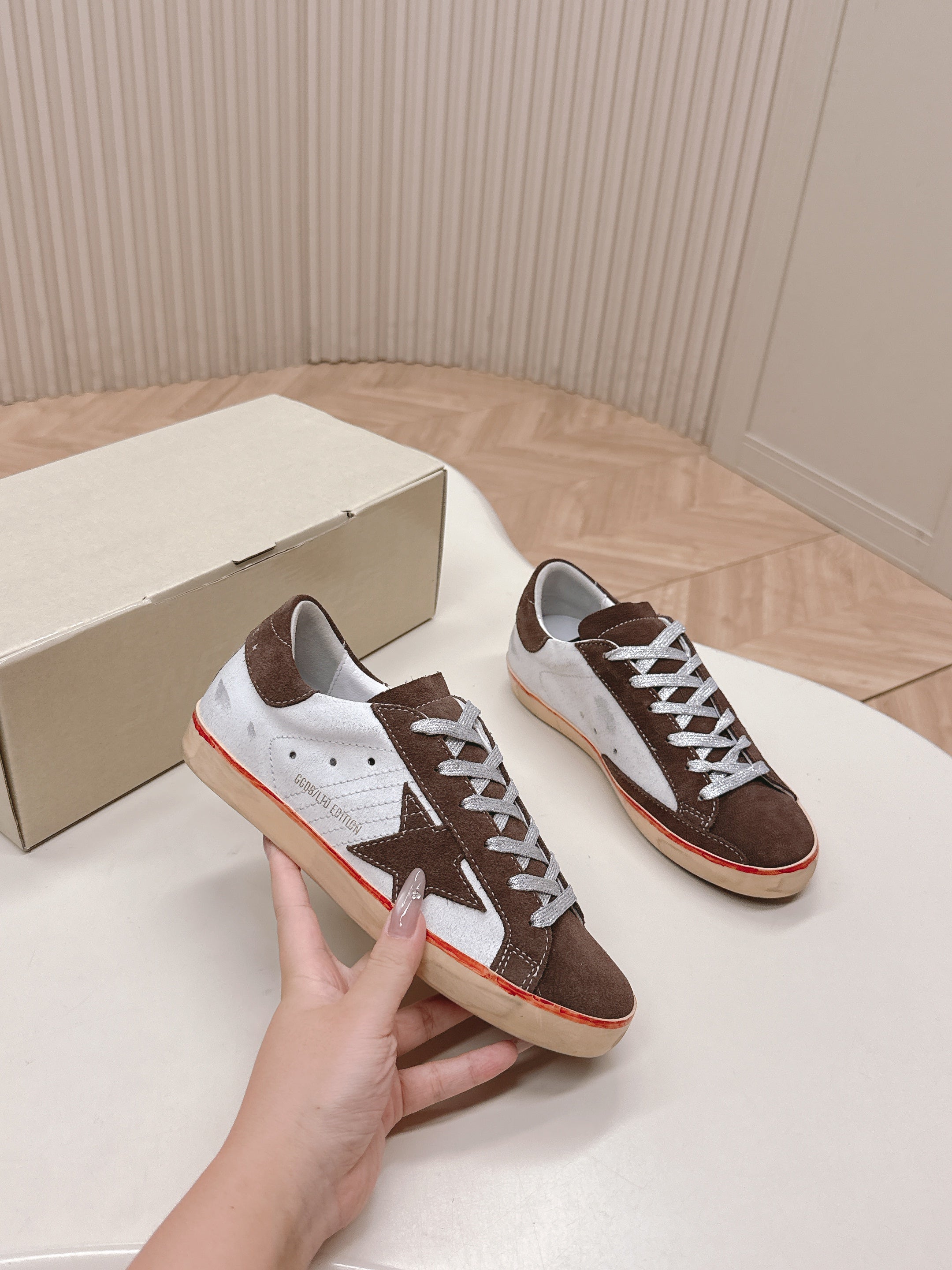 Golden Goose 2025 Sneaker Brown mix White Suede 426911