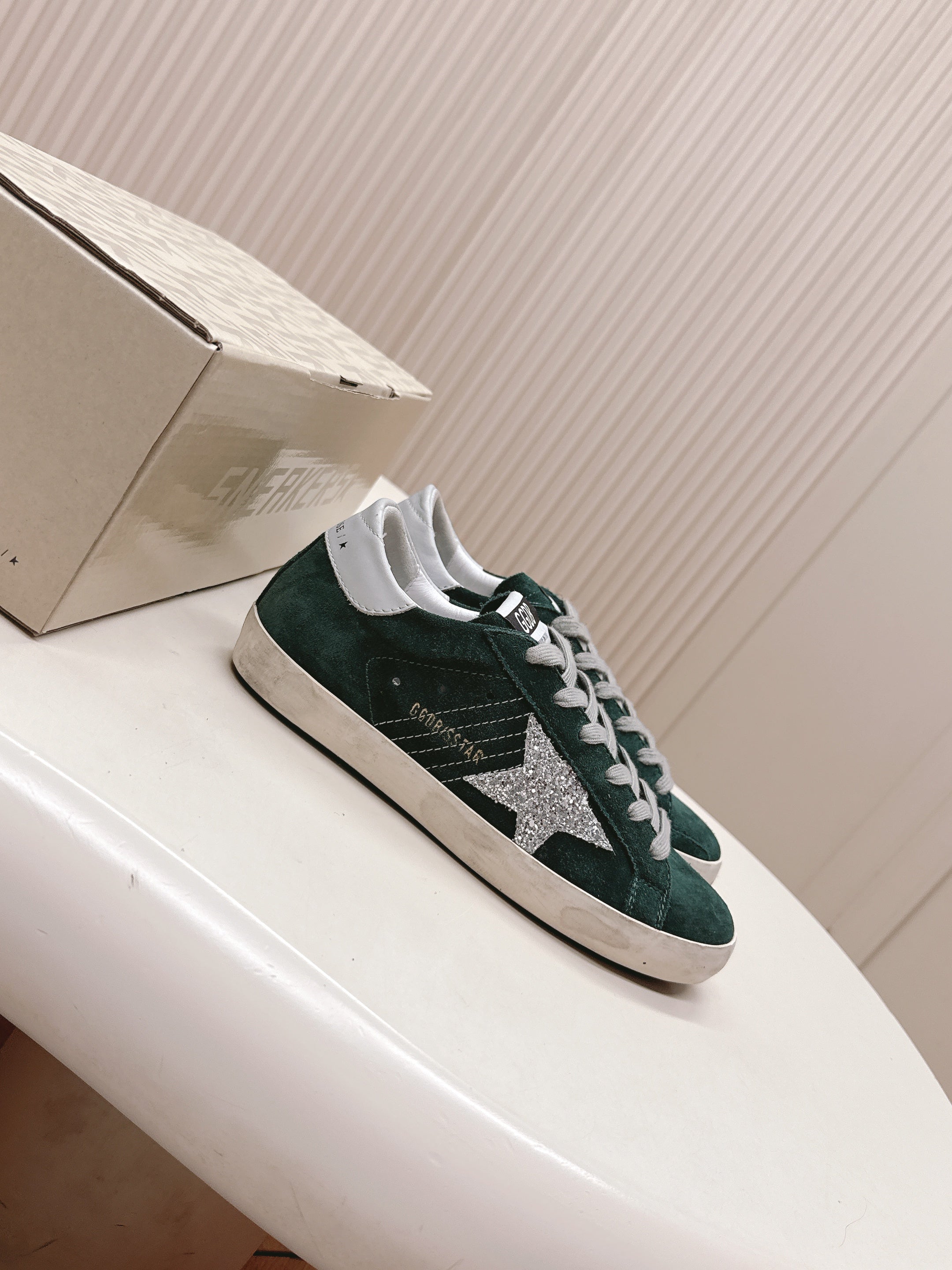 Golden Goose 2025 Sneaker Green mix Silver Suede 426917