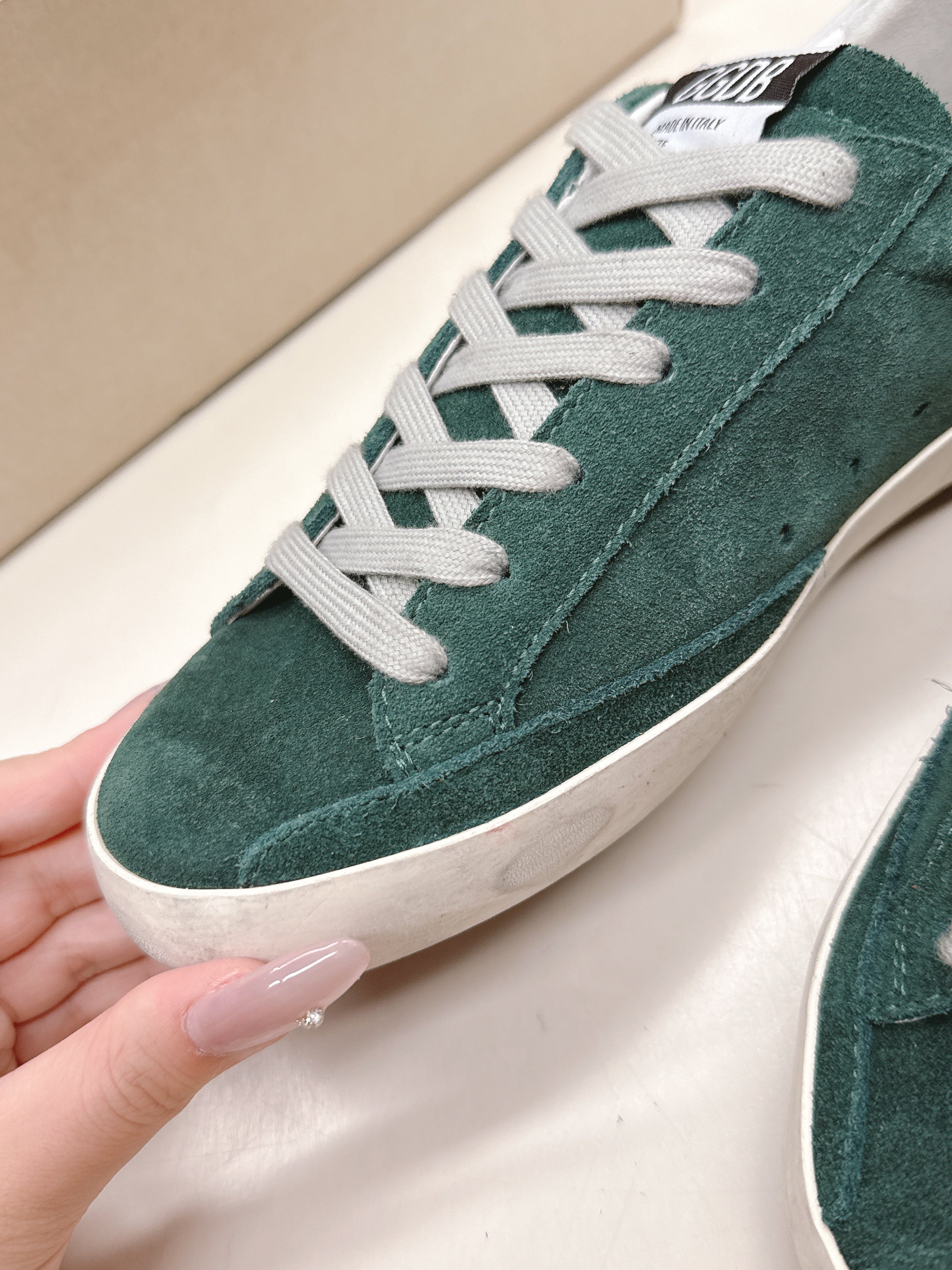 Golden Goose 2025 Sneaker Green mix Silver Suede 426917