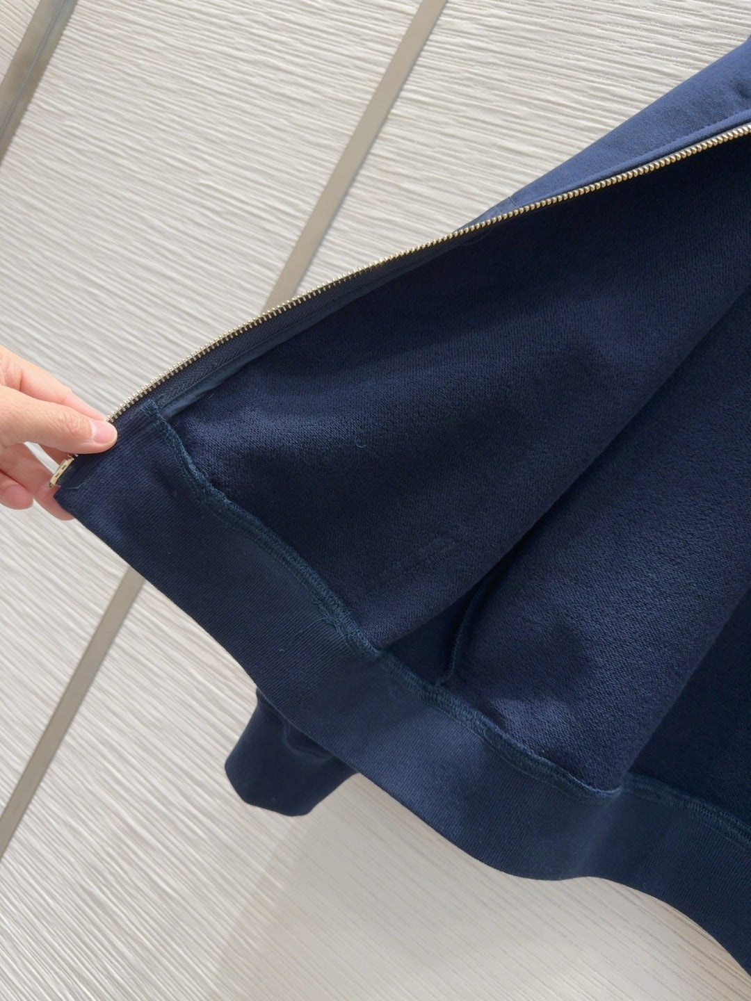 Miu Miu 25 Jacket Dark Blue Cotton