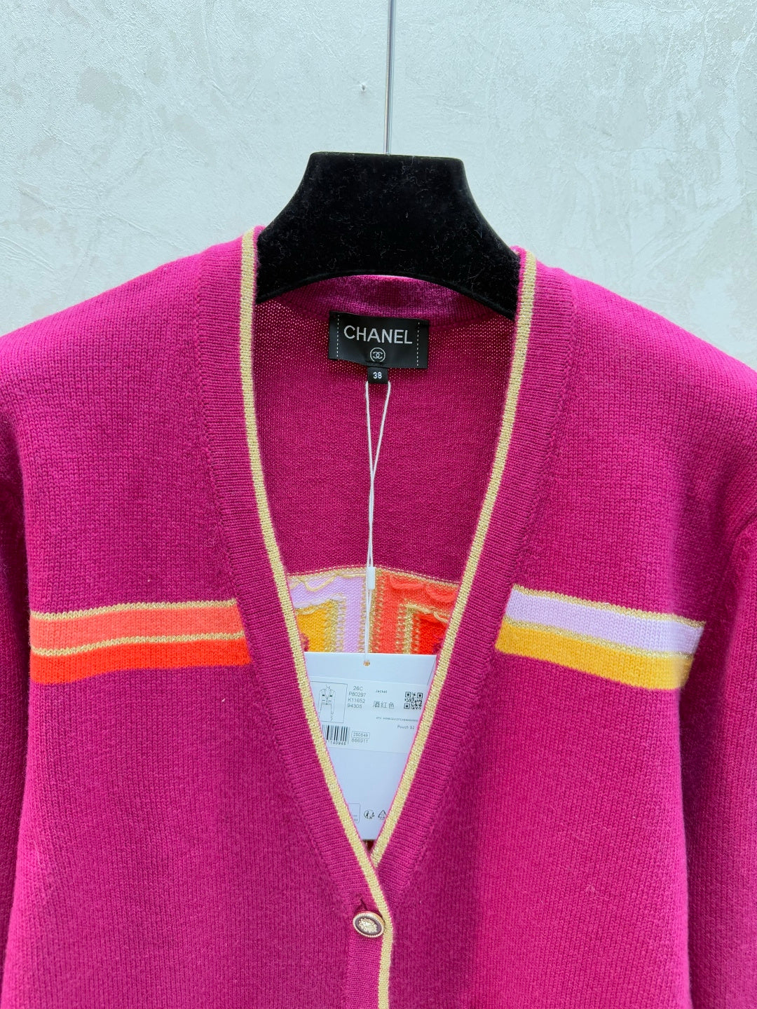 Chanel 2025  Cardigan Purple Wool 716294