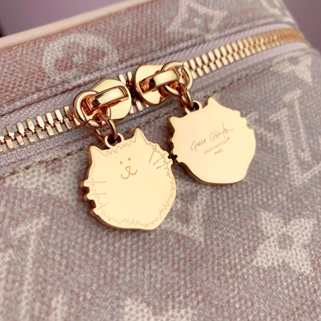 LV 2025 Nice Bag 20cm Beige Canvas 346583