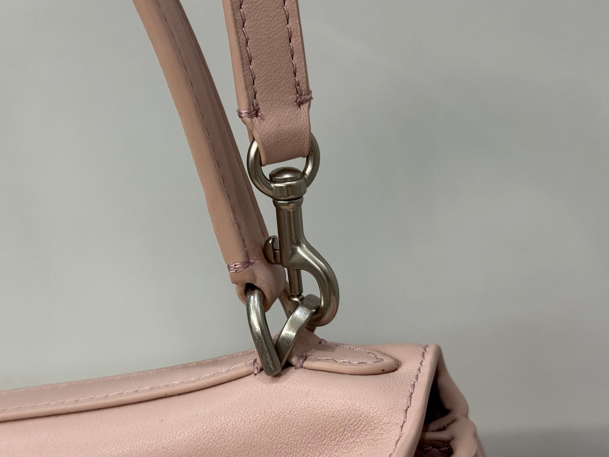 Balenciaga Small  Bag 29 Light Pink Calfskin Sliver Hardware