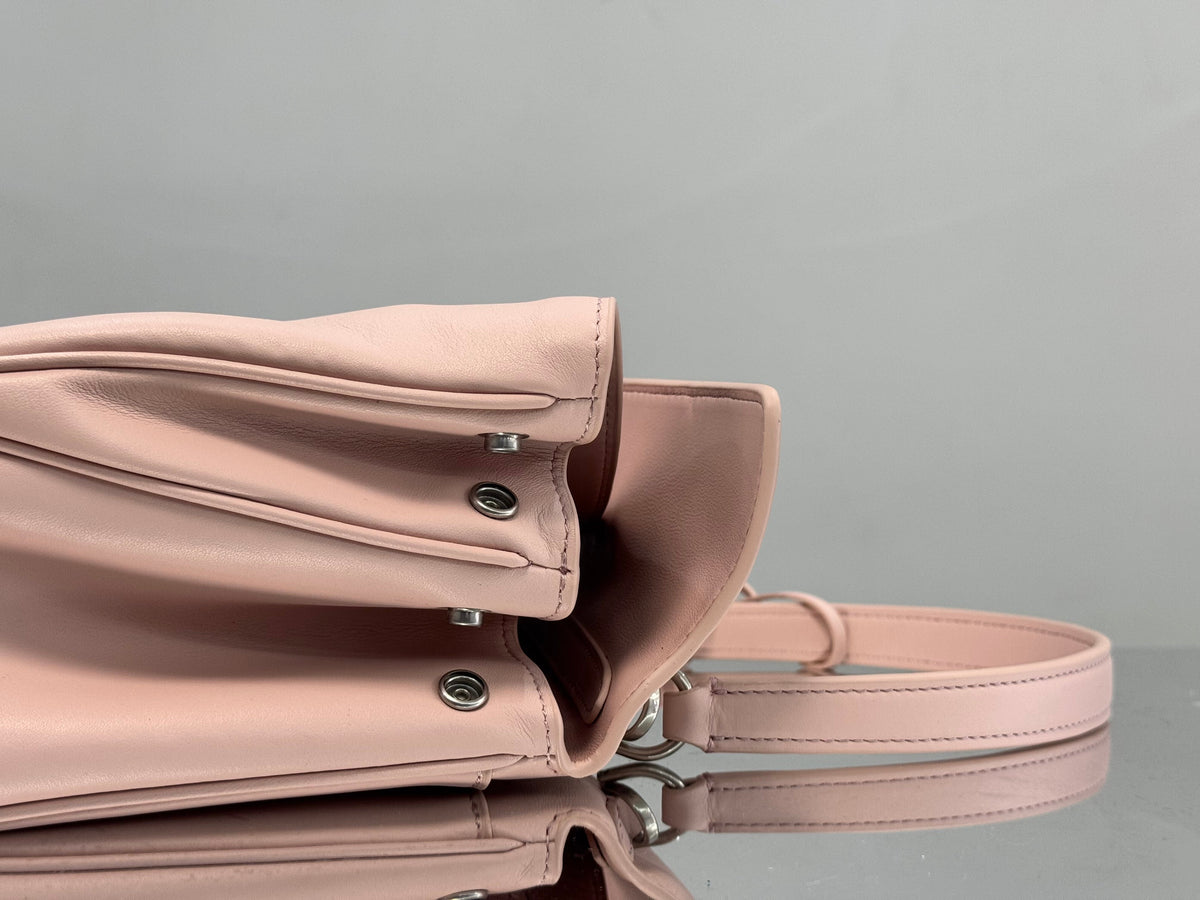 Balenciaga Small  Bag 29 Light Pink Calfskin Sliver Hardware
