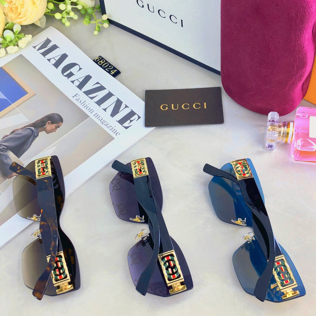 MIRRORED BUTTERFLY FRAME SUNGLASSES 571497 IN ACETATE EMBOSSED LOGO