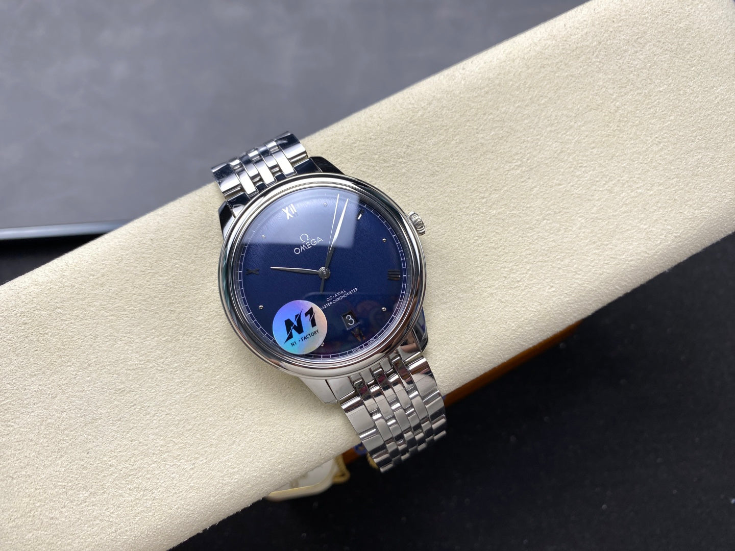 Omega De Ville Prestige Co-Axial Master Chronometer 41mm Blue Dial Watch