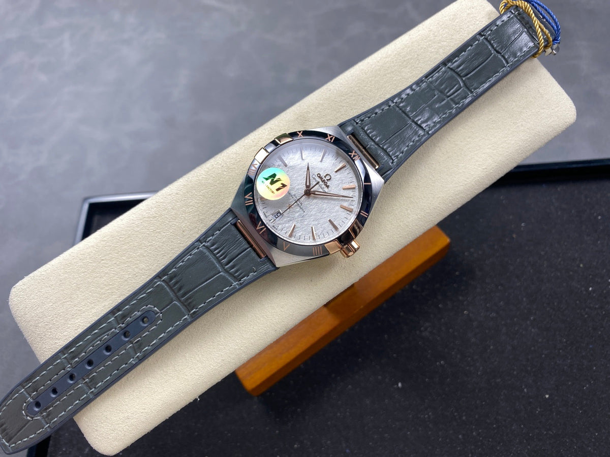 Omega Constellation Co-Axial Master Chronometer 41mm Watch Khaki Strap
