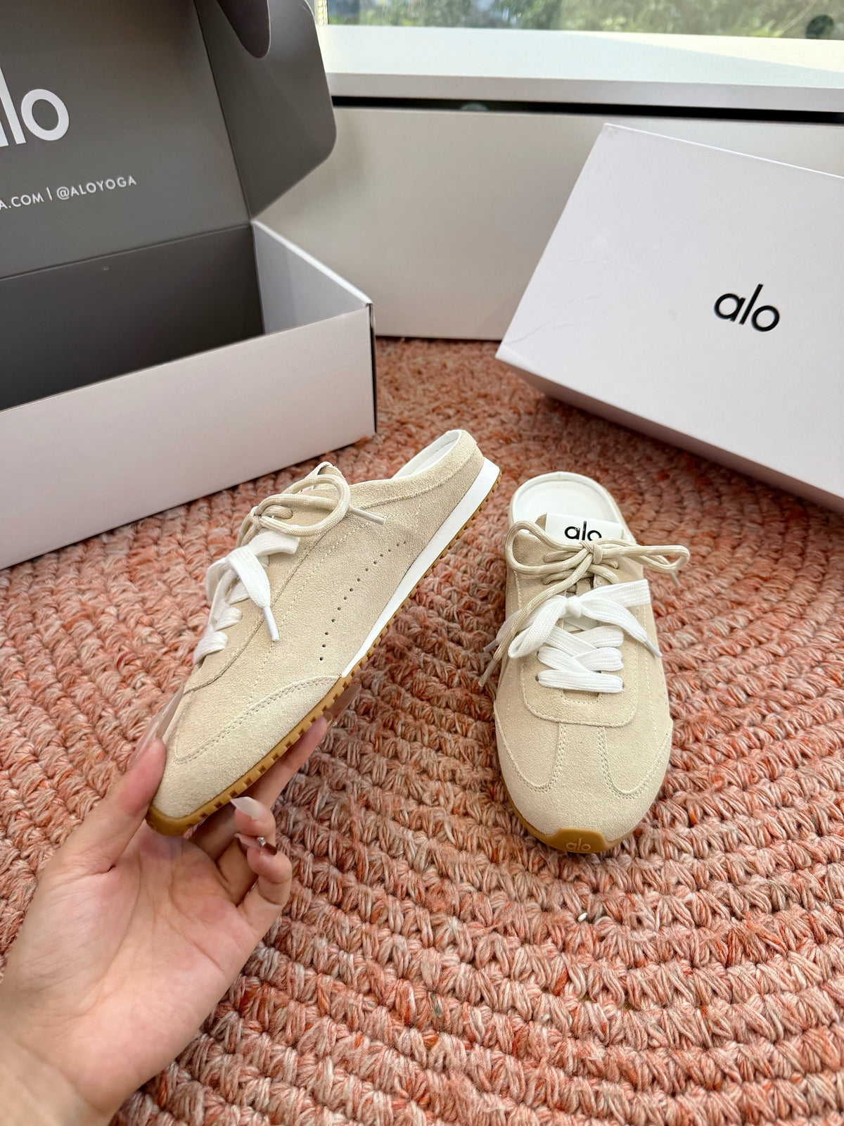 Alo 2026 Mule Suede Leather 841419