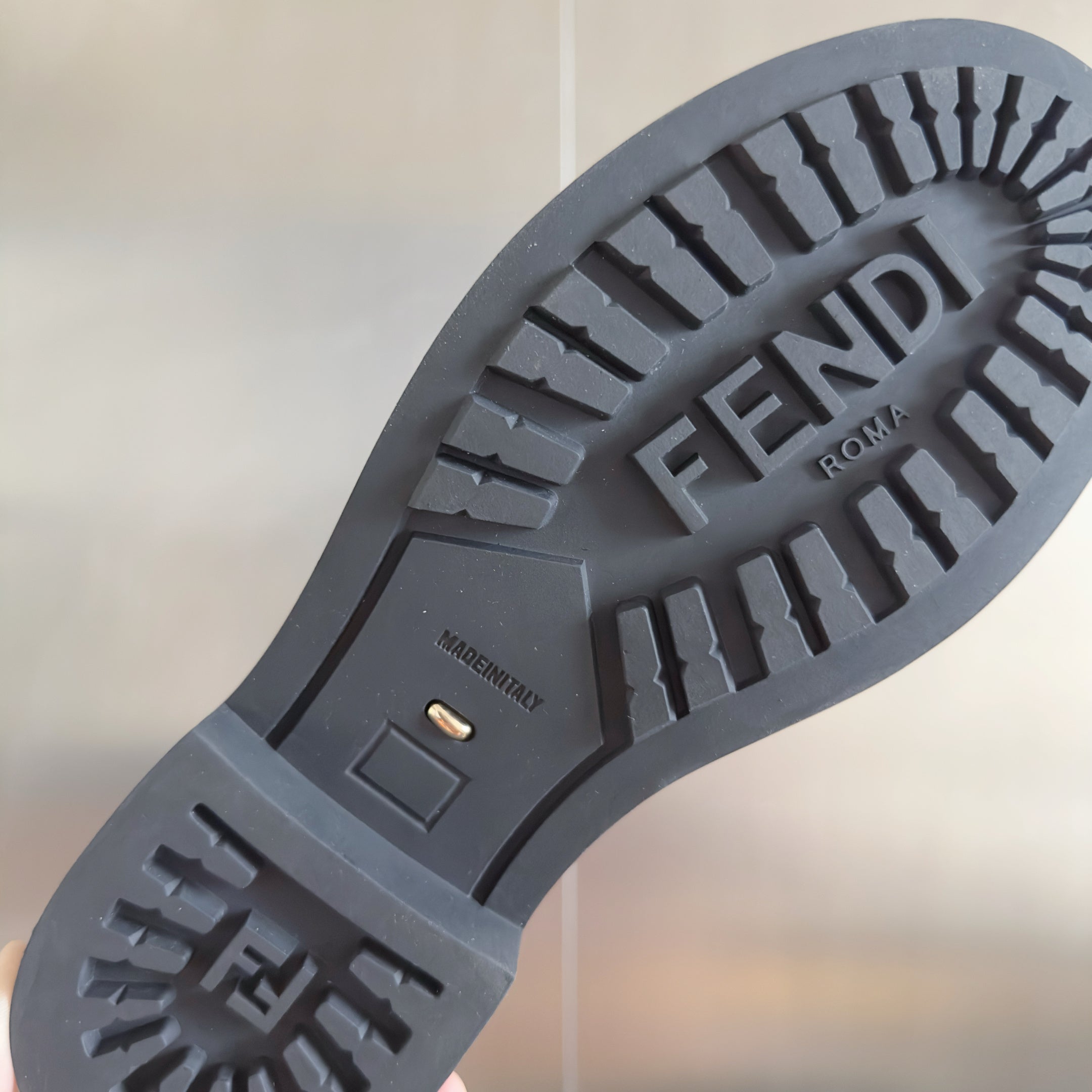 Fendi 2025 Long Boot Black Sheepskin 553109