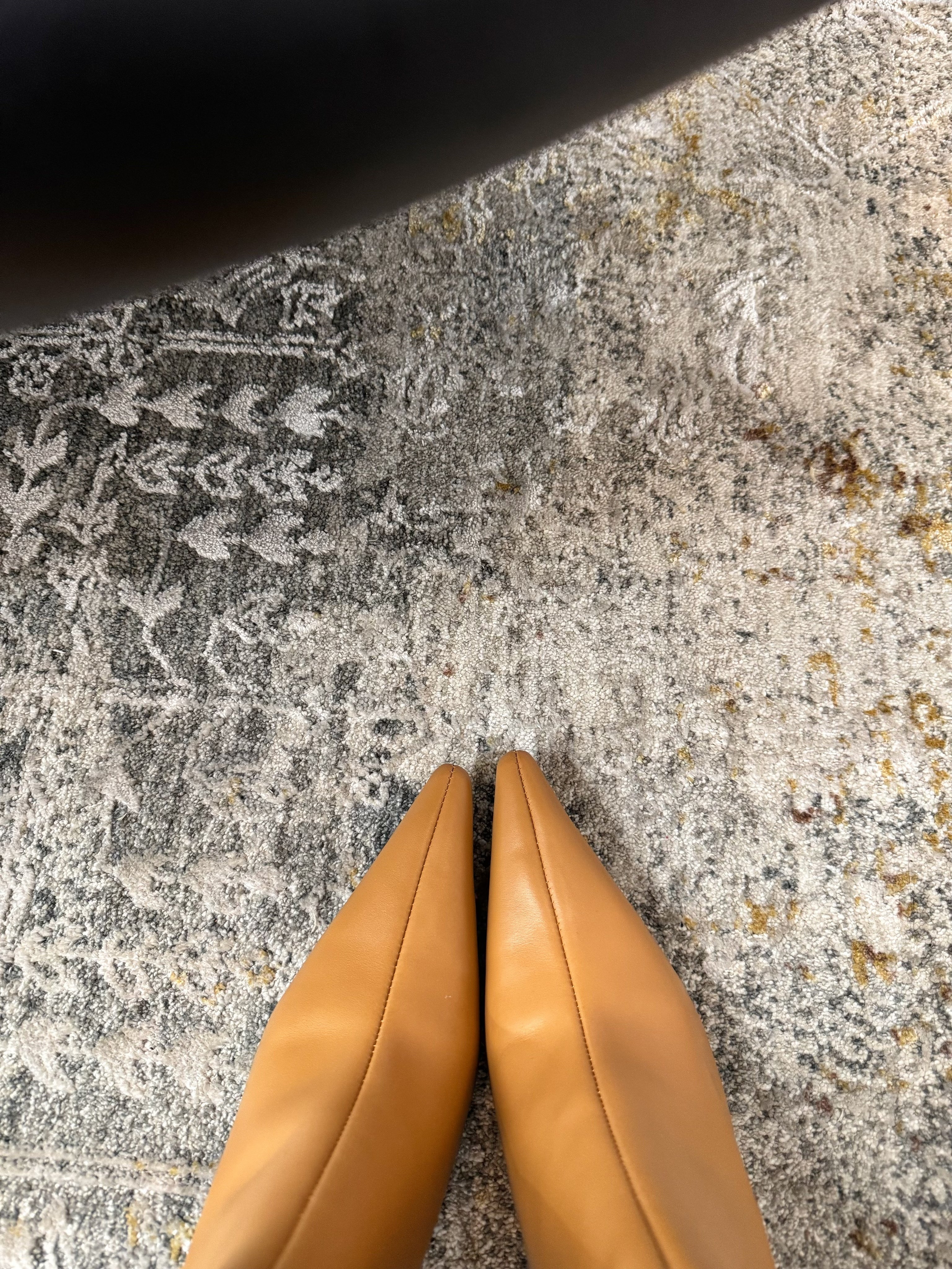 YSL 2025 Short Boot Tan Cowhide 571305