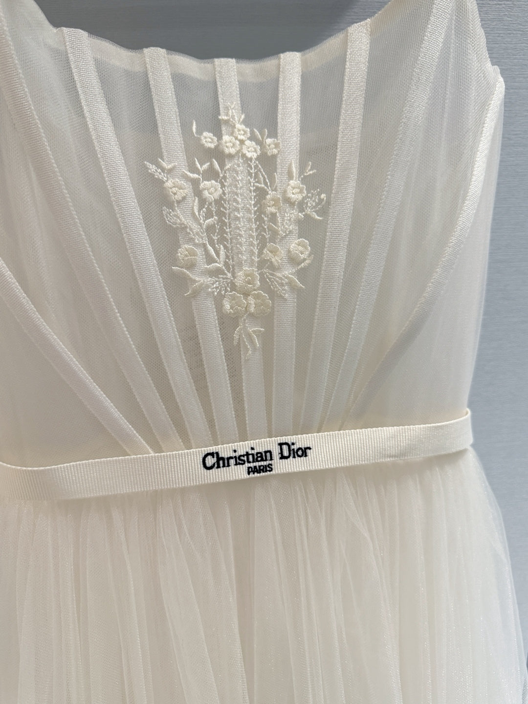 Dior 2026 Dress White Mesh 730301