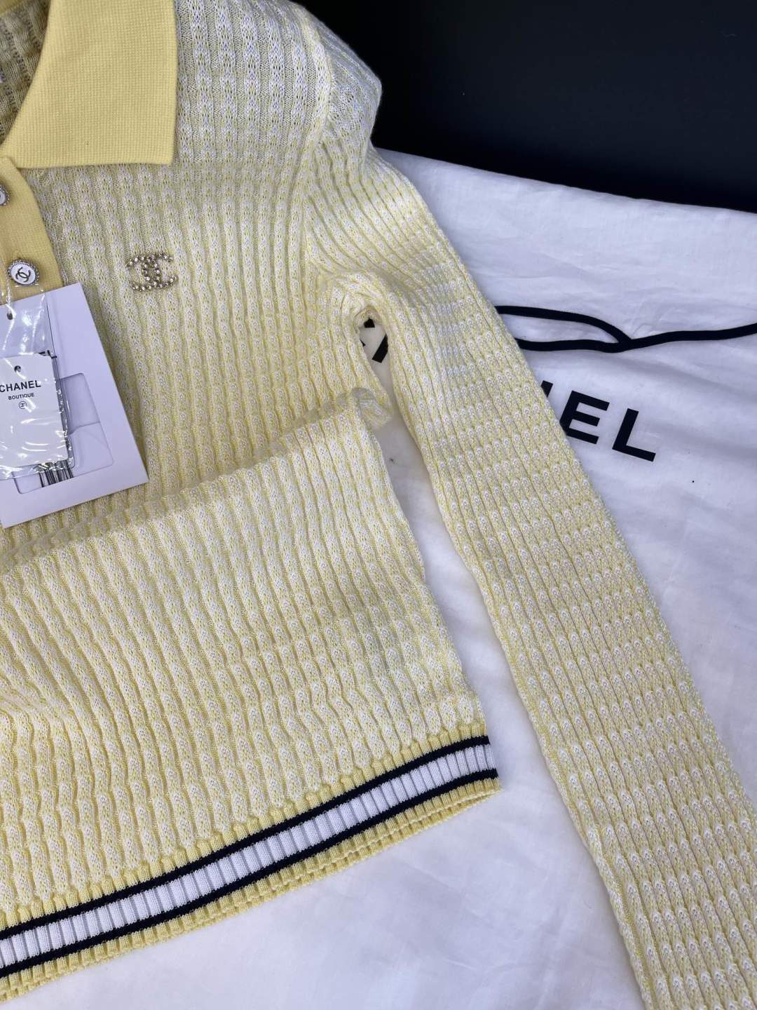 CC 25 Polo Collar Wool Tencel Nylon