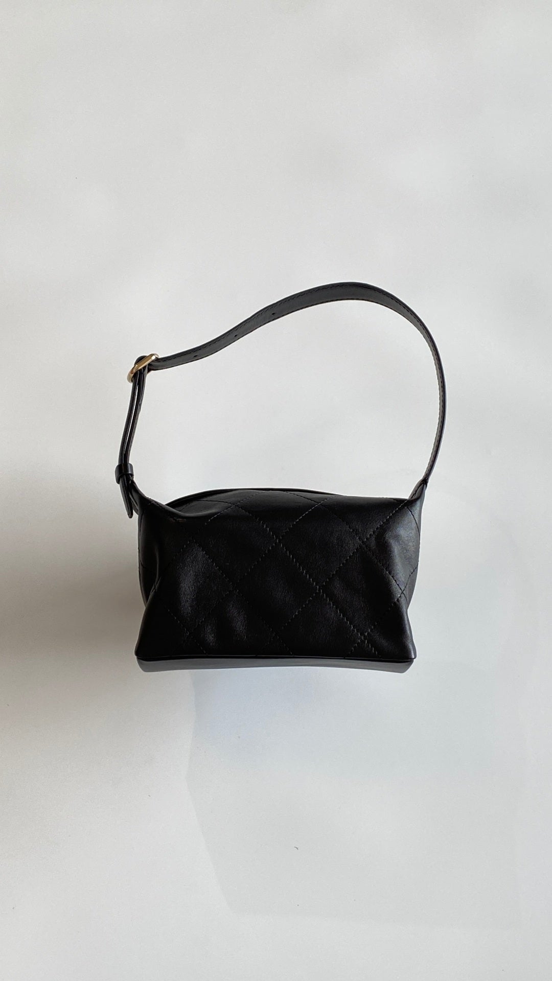 Chanel 2026 Hippie Hobo Bag 23cm Black Sheepskin