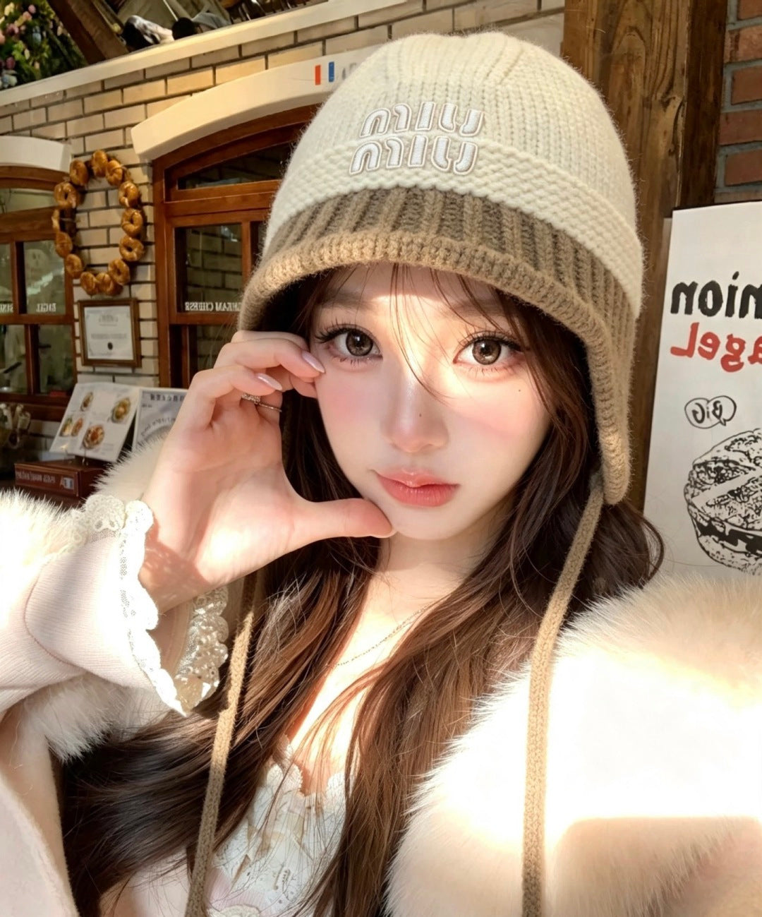 Miu Miu Knitted Earmuff Cap 477560