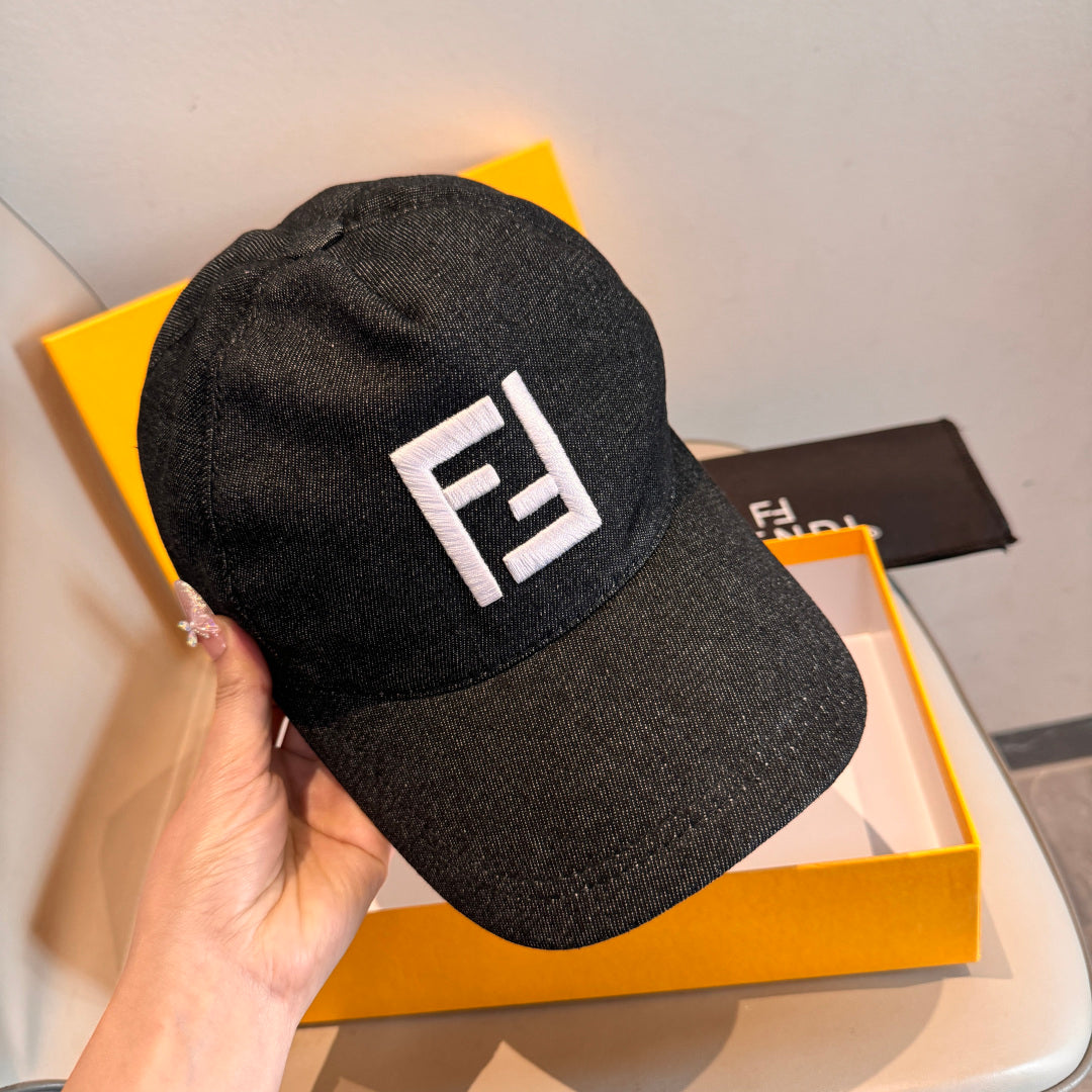 Fendi Double F Baseball Cap Cotton 323705