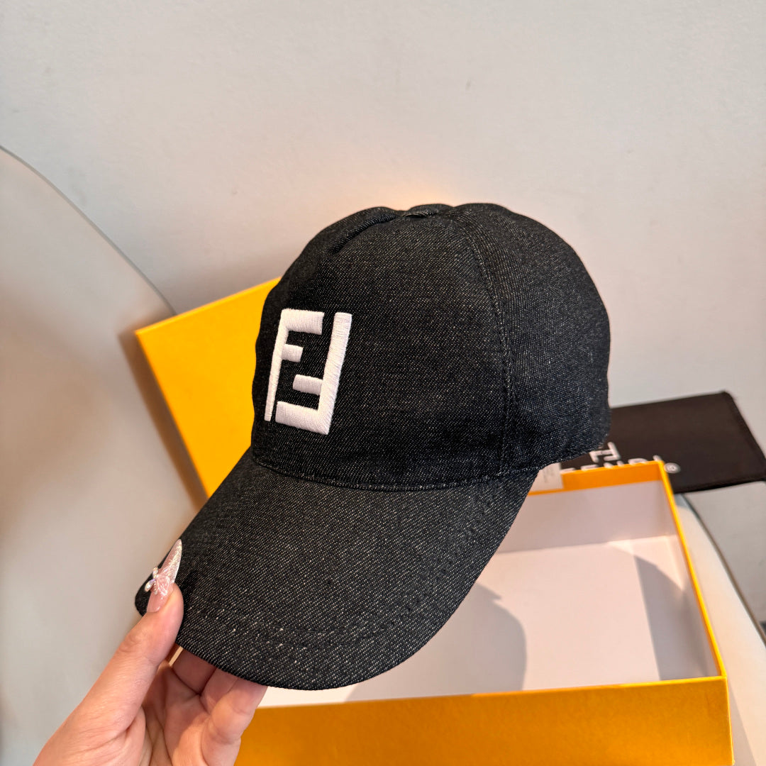 Fendi Double F Baseball Cap Cotton 323705