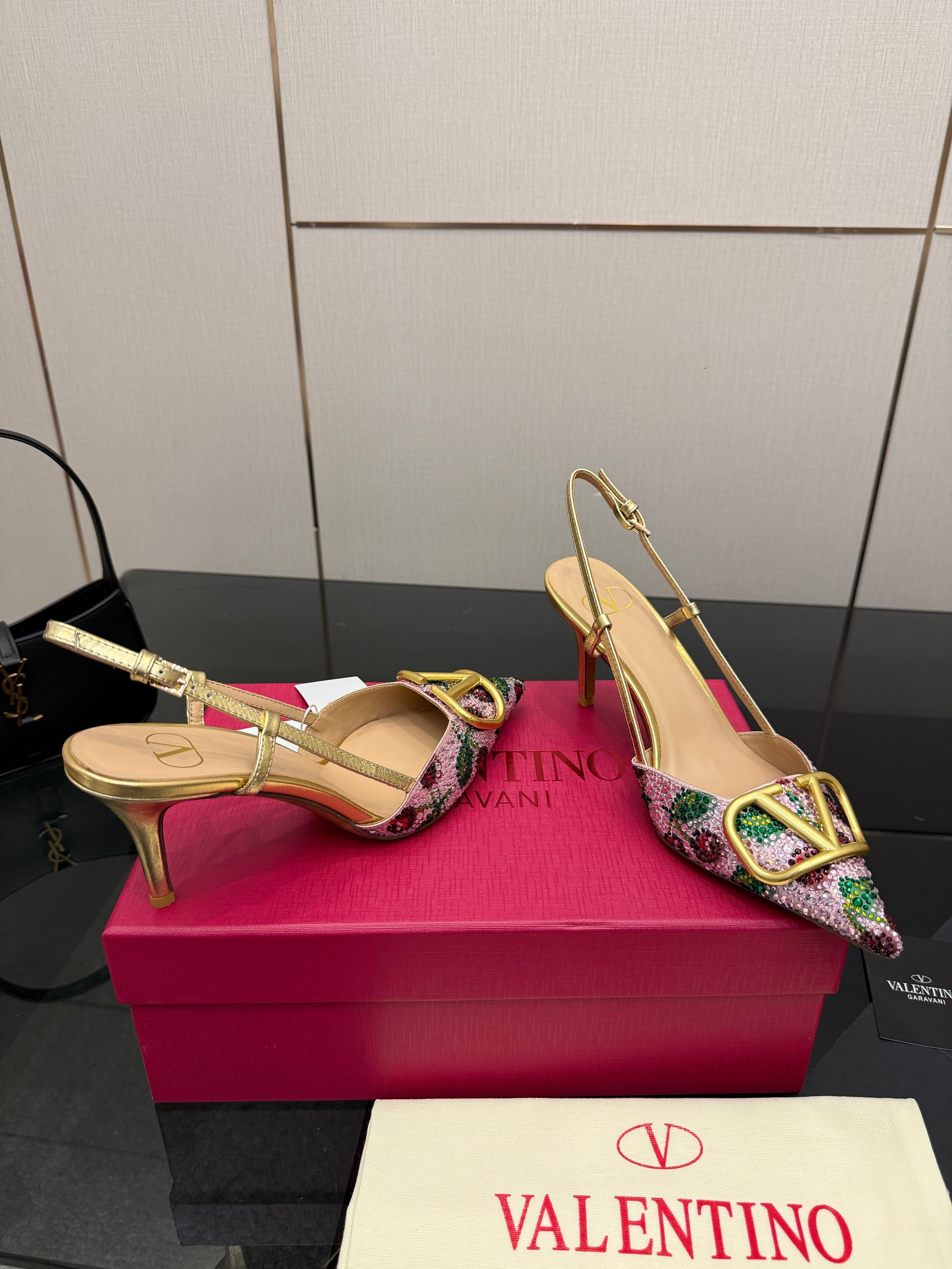 VT 26s Slingback 80 Crystal Colorful Leather 725843