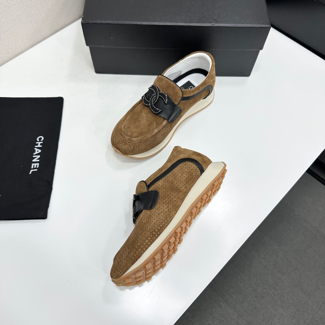 Chanel 2026 Panda Sneakers Suede Cowhide 926338