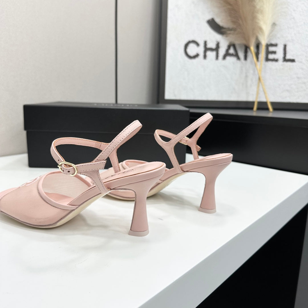 Chanel 2026  Sandals 70mm Mesh Lambskin 926435