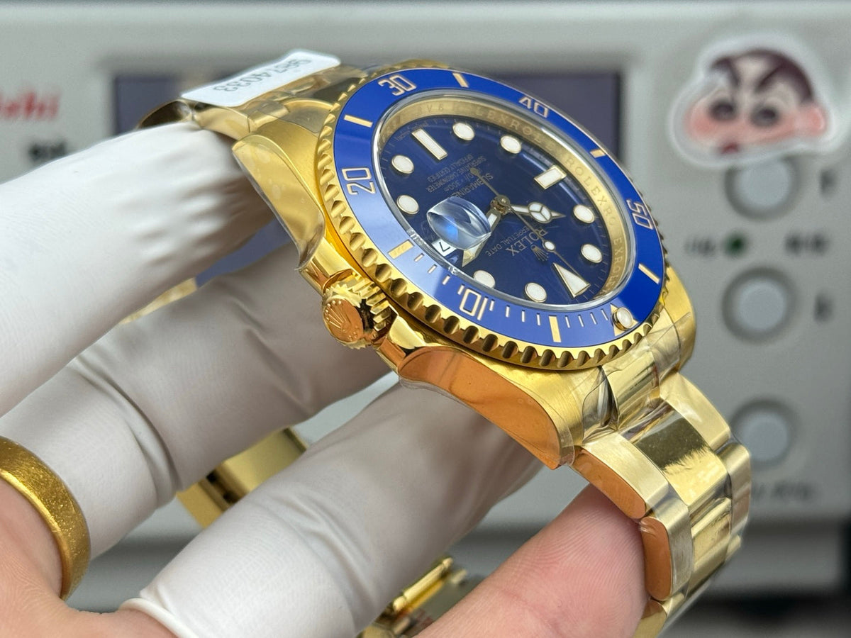 Rolex Submariner Date 41mm Gold Case Blue Ceramic Dial