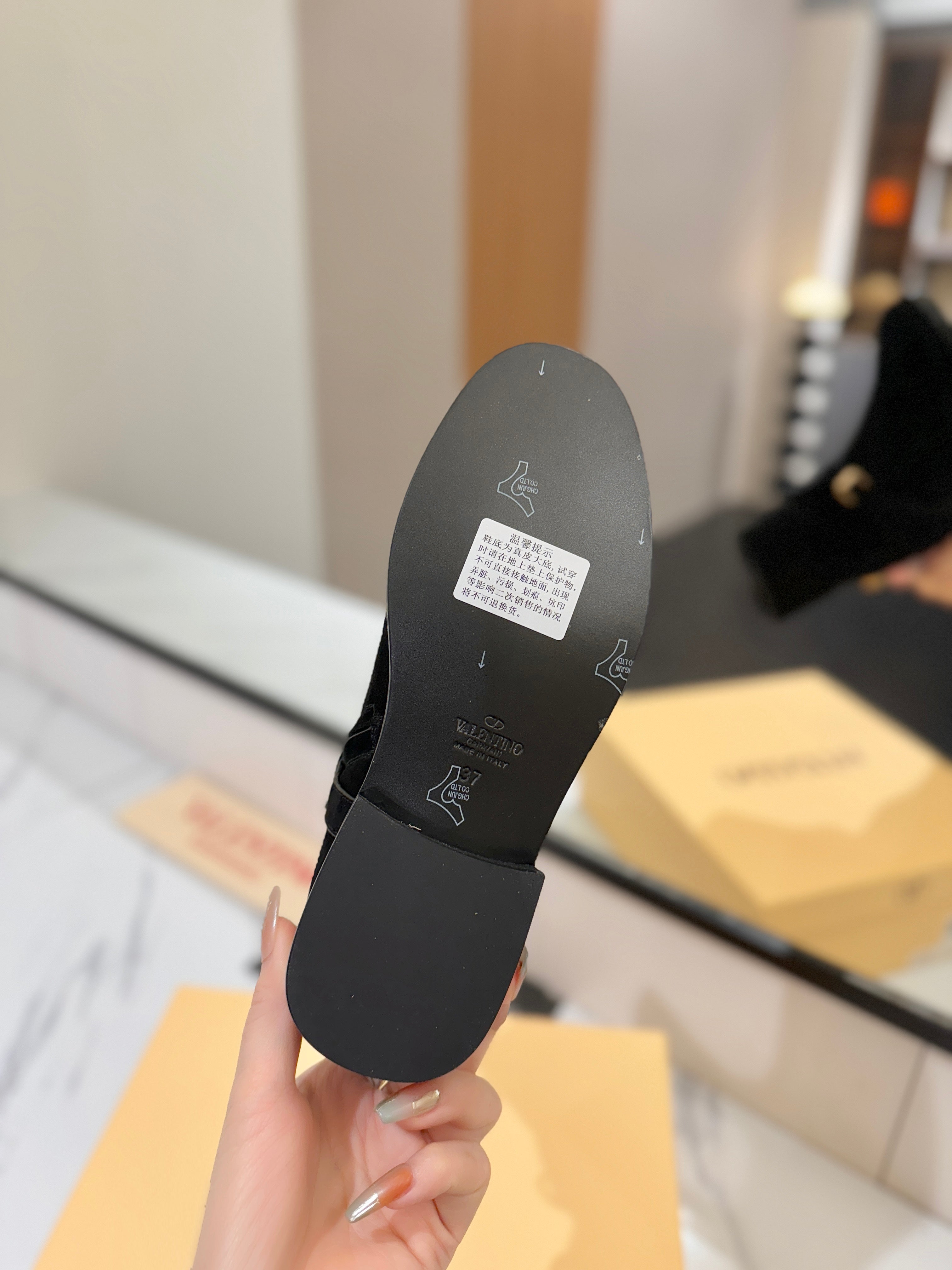 Valentino 2025 Pattie Boot Black Suede 560744