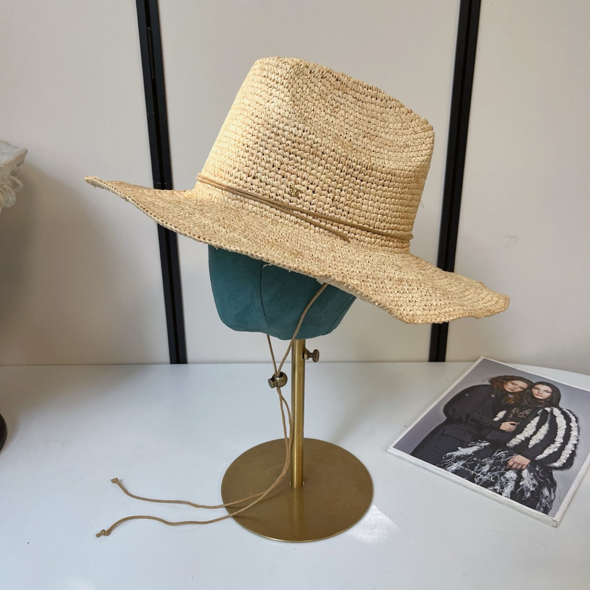 Celine Raffia Crochet Hat 269029