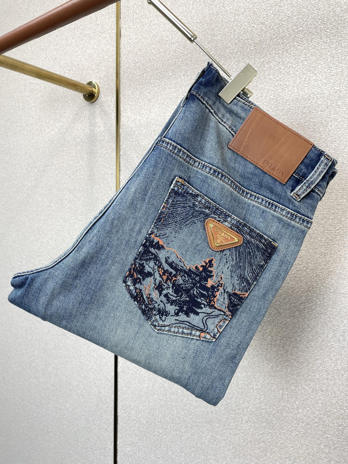 PRA 2026 Men's Jeans Blue Denim 851904