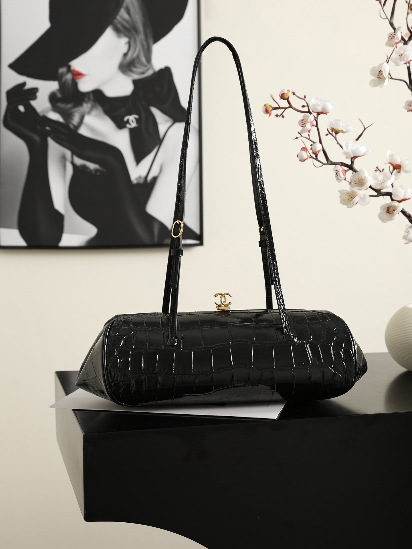 Chanel 2026 Flap Patchwork Design Bag Multicolors Suede Leather 387752