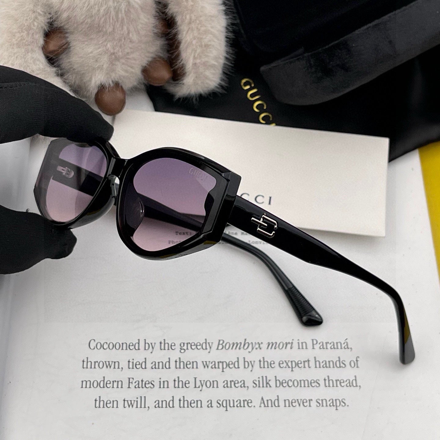 GEOMETRIC FRAME SUNGLASSES G7315 IN ACETATE