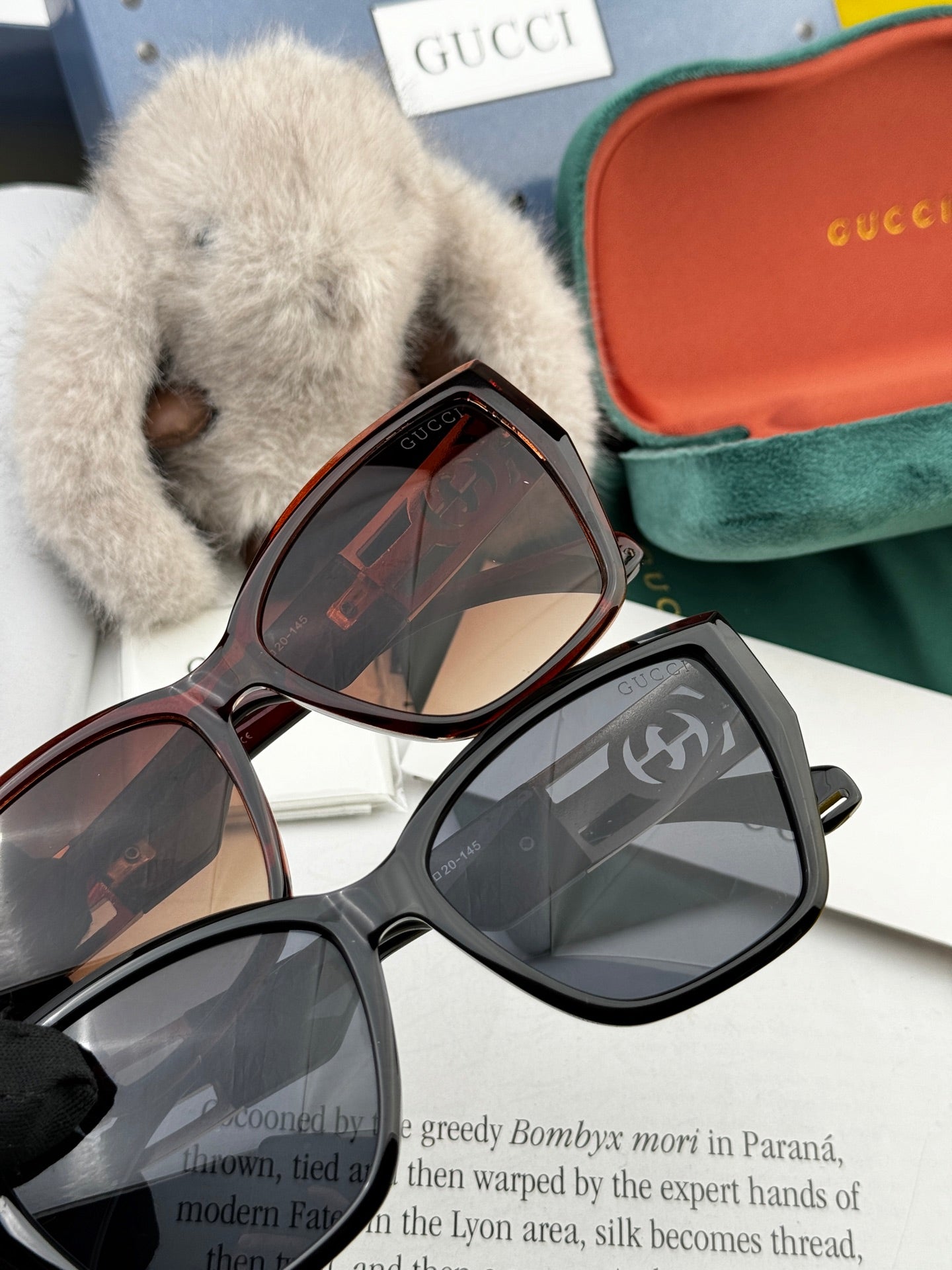 SQUARE FRAME SUNGLASSES G5580 IN ACETATE