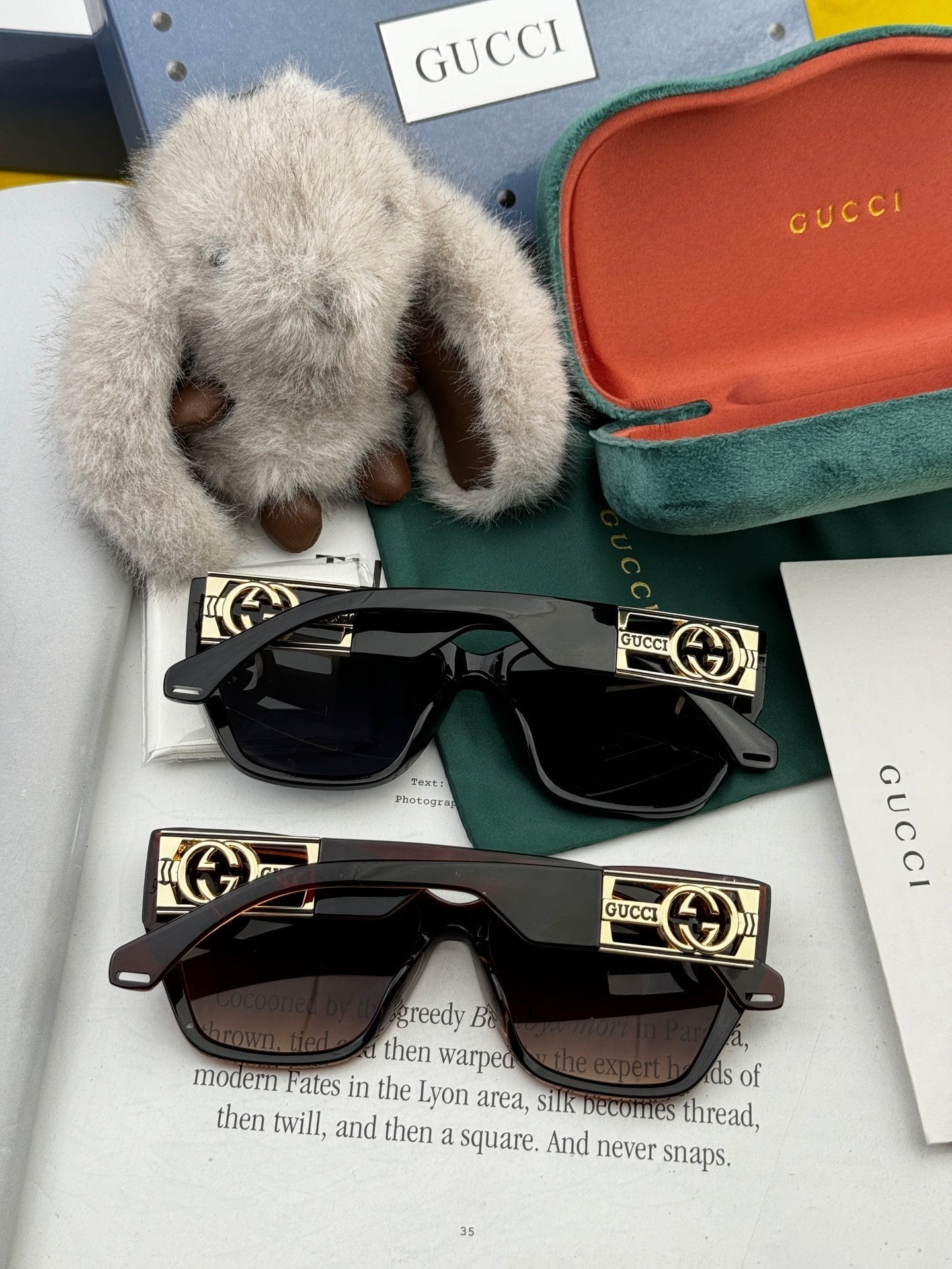 SQUARE FRAME SUNGLASSES G5580 IN ACETATE