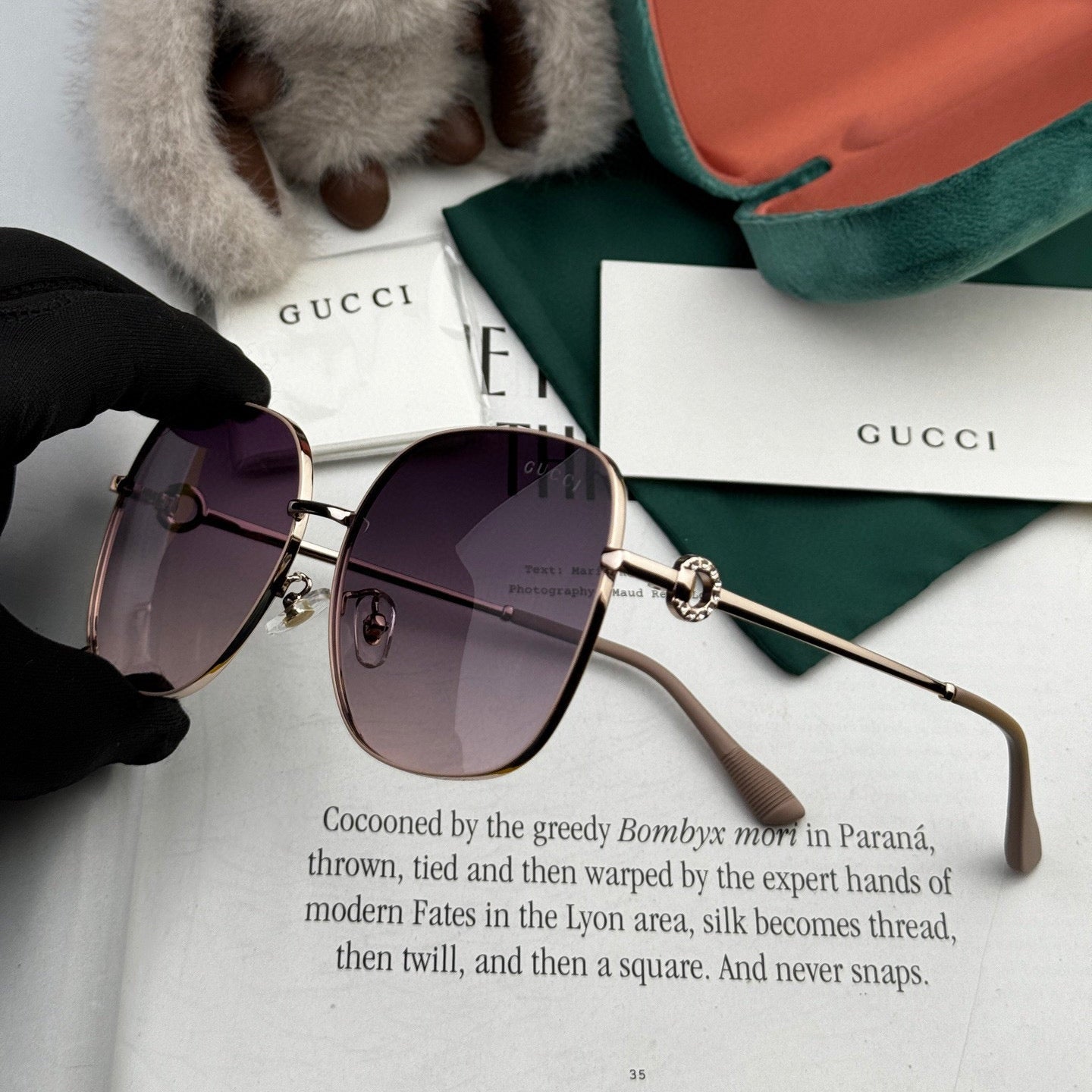 SQUARE FRAME SUNGLASSES G7639 IN METAL