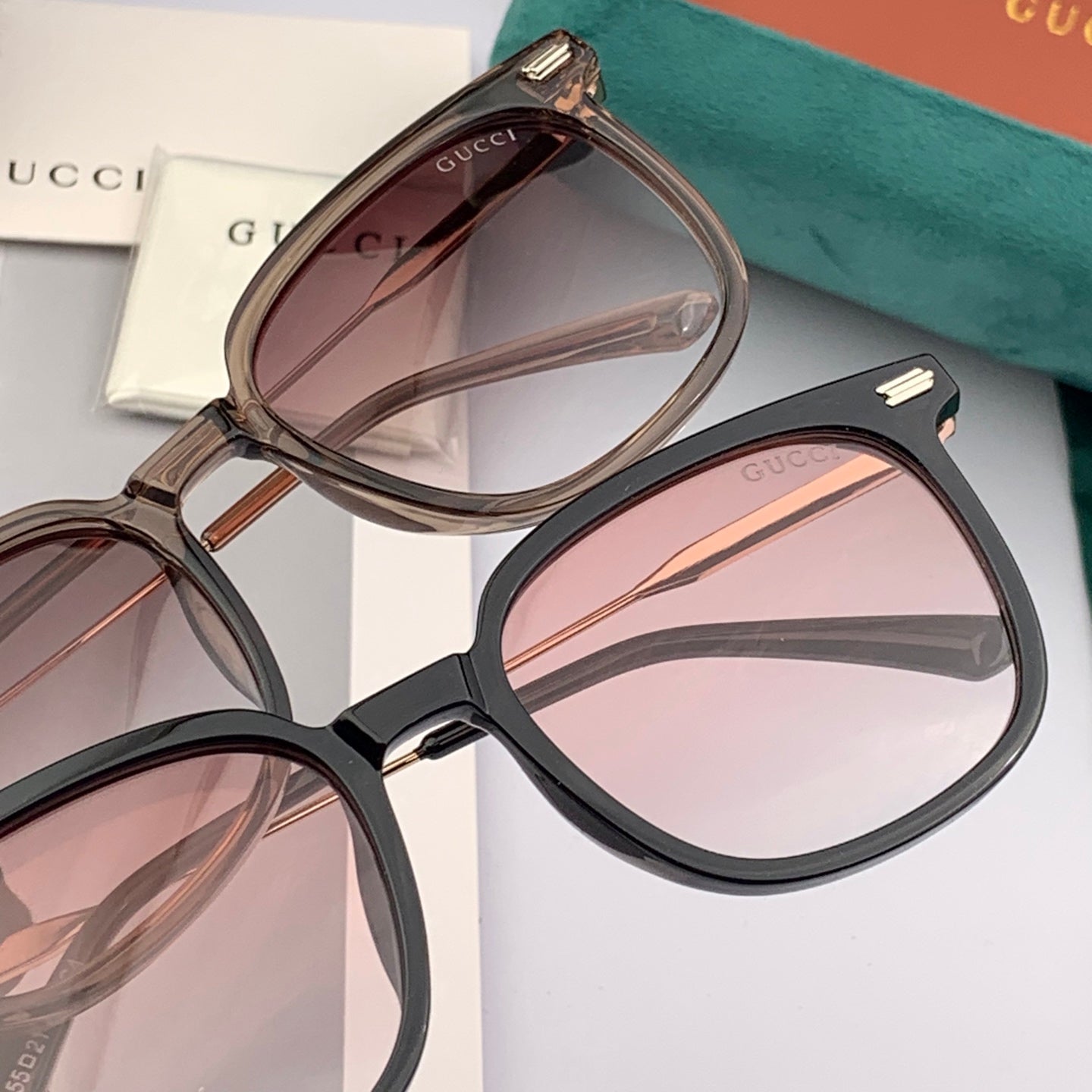 SQUARE FRAME SUNGLASSES G55501 IN ACETATE