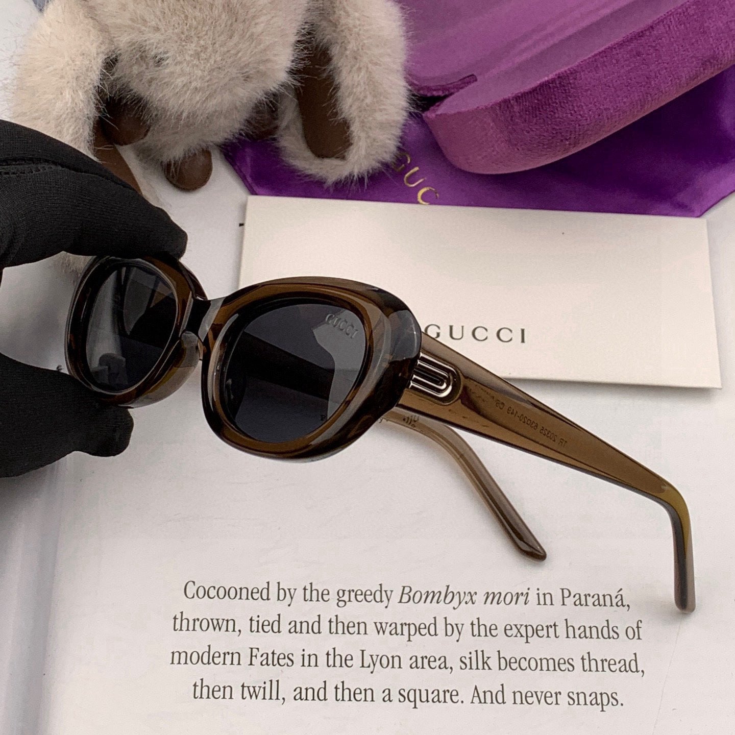 OVAL FRAME SUNGLASSES G364 IN ACETATE