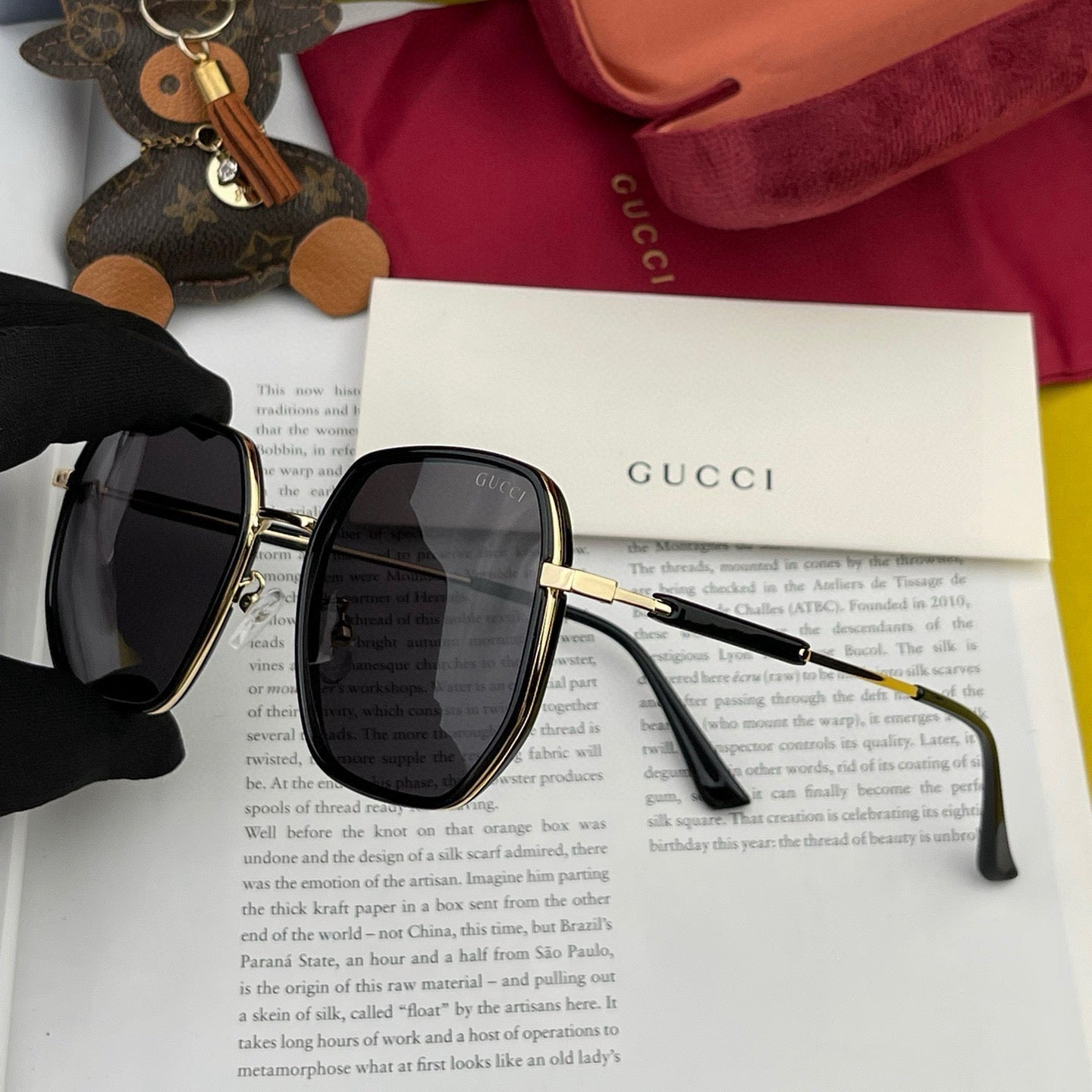 SQUARE FRAME SUNGLASSES G364 IN METAL