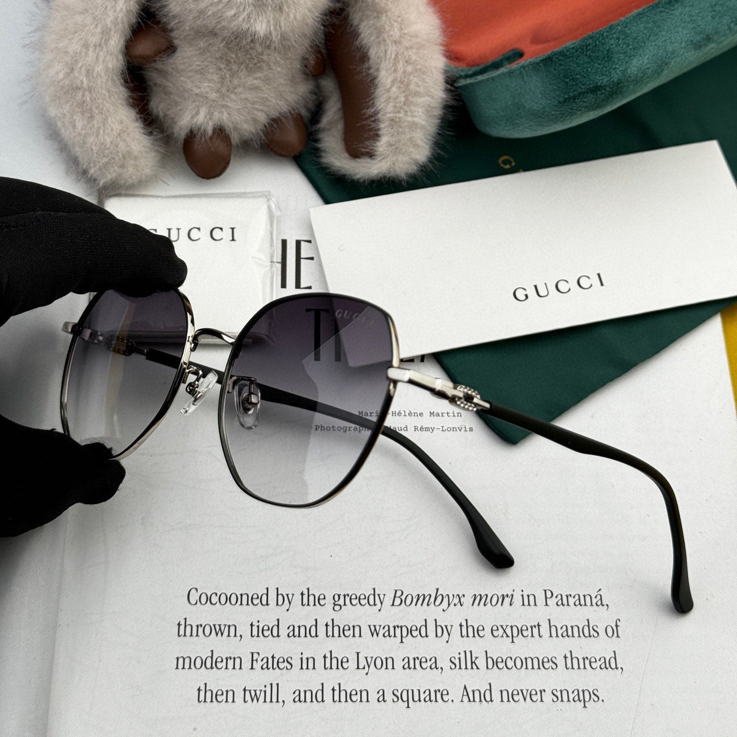 OVERSIZED ROUND FRAME SUNGLASSES G4639 IN METAL