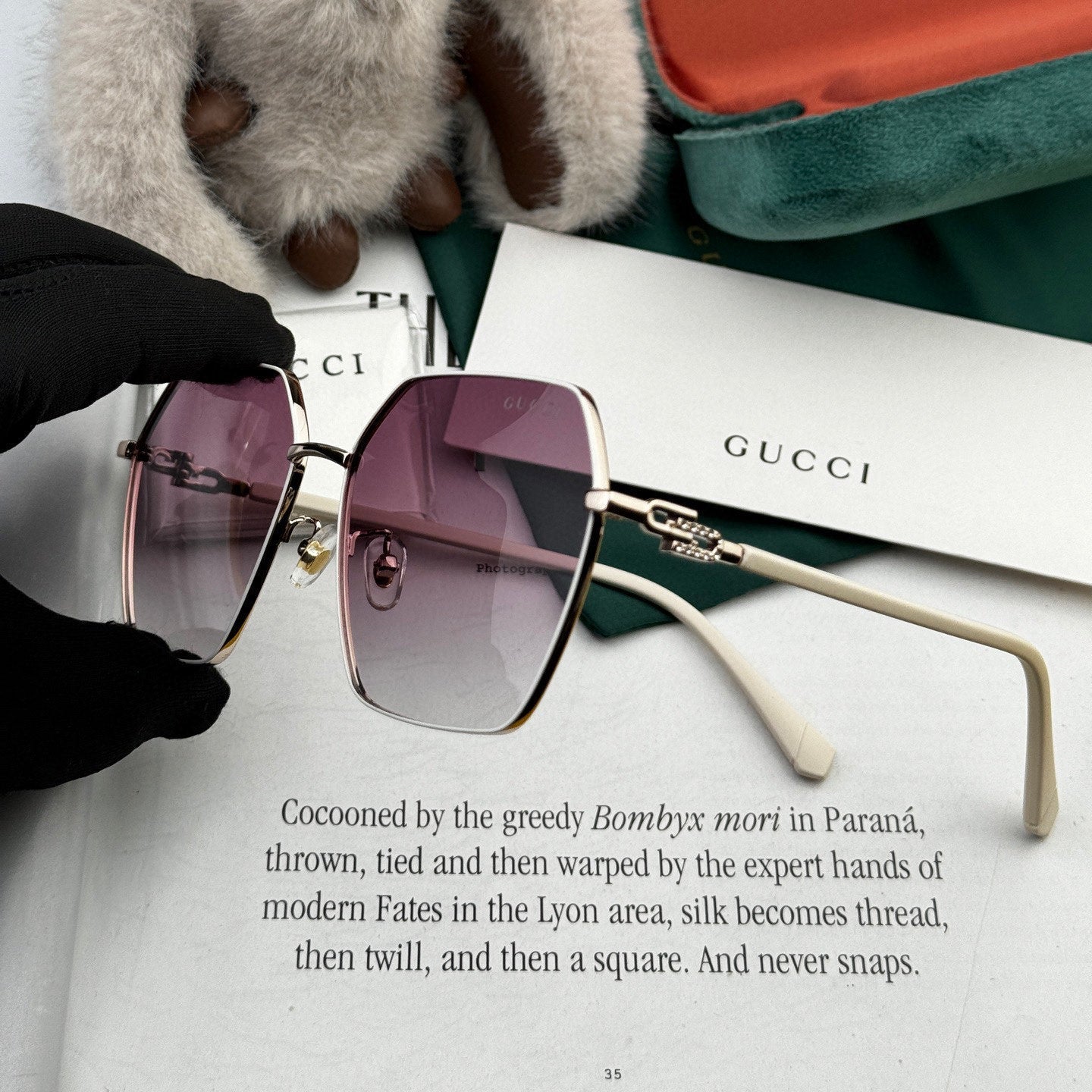 OVERSIZED SQUARE FRAME SUNGLASSES G1639 IN METAL