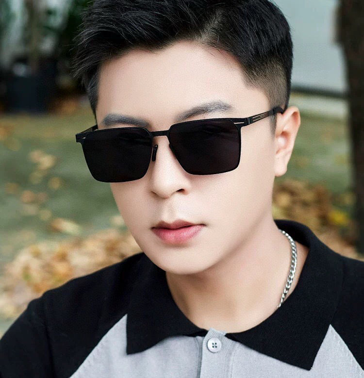 RECTANGULAR FRAME SUNGLASSES 1862 IN METAL