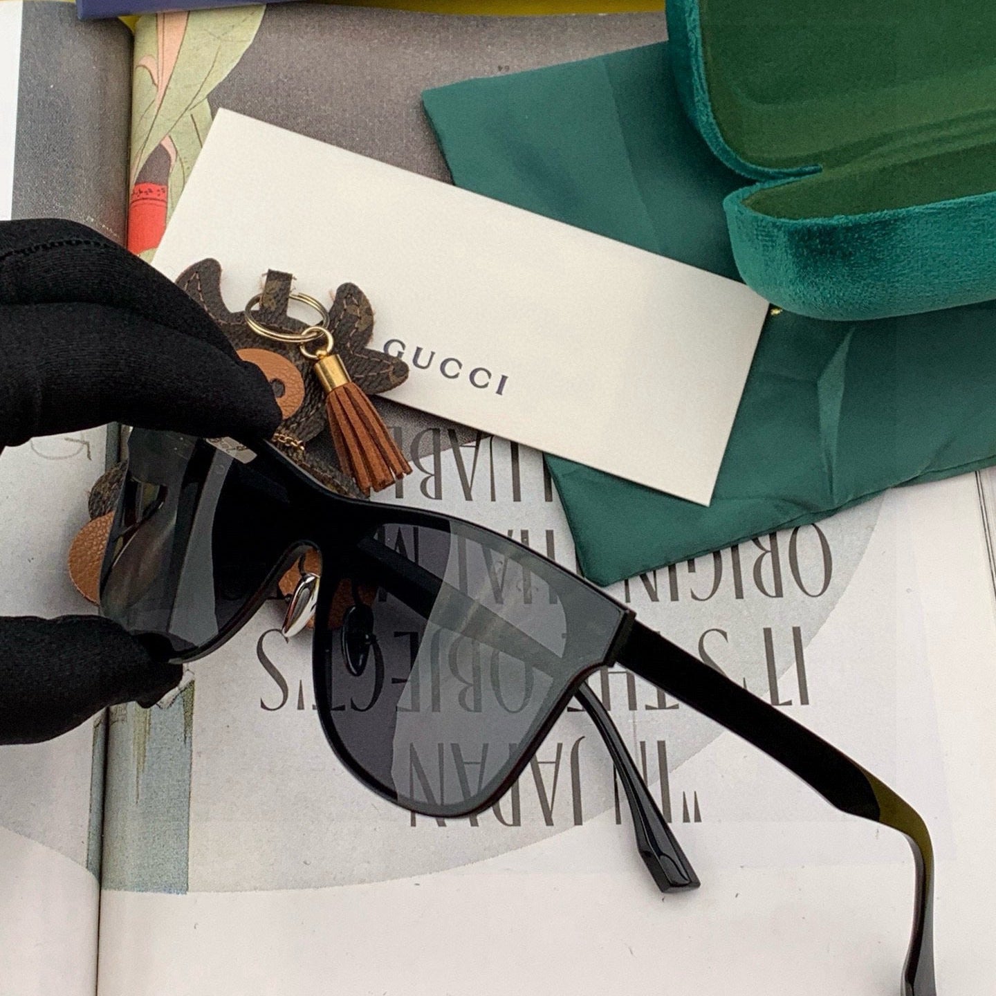 SQUARE FRAME SUNGLASSES G3000 IN ACETATE