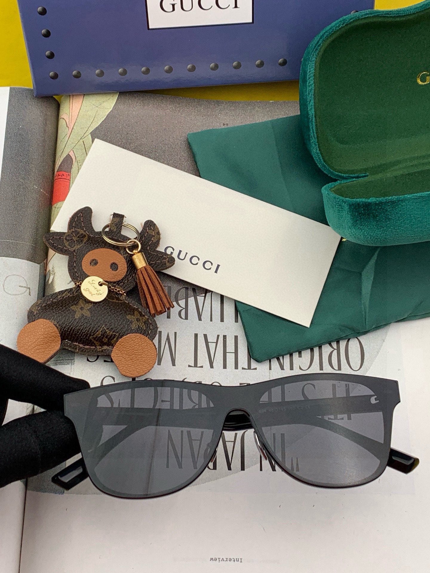 SQUARE FRAME SUNGLASSES G3000 IN ACETATE