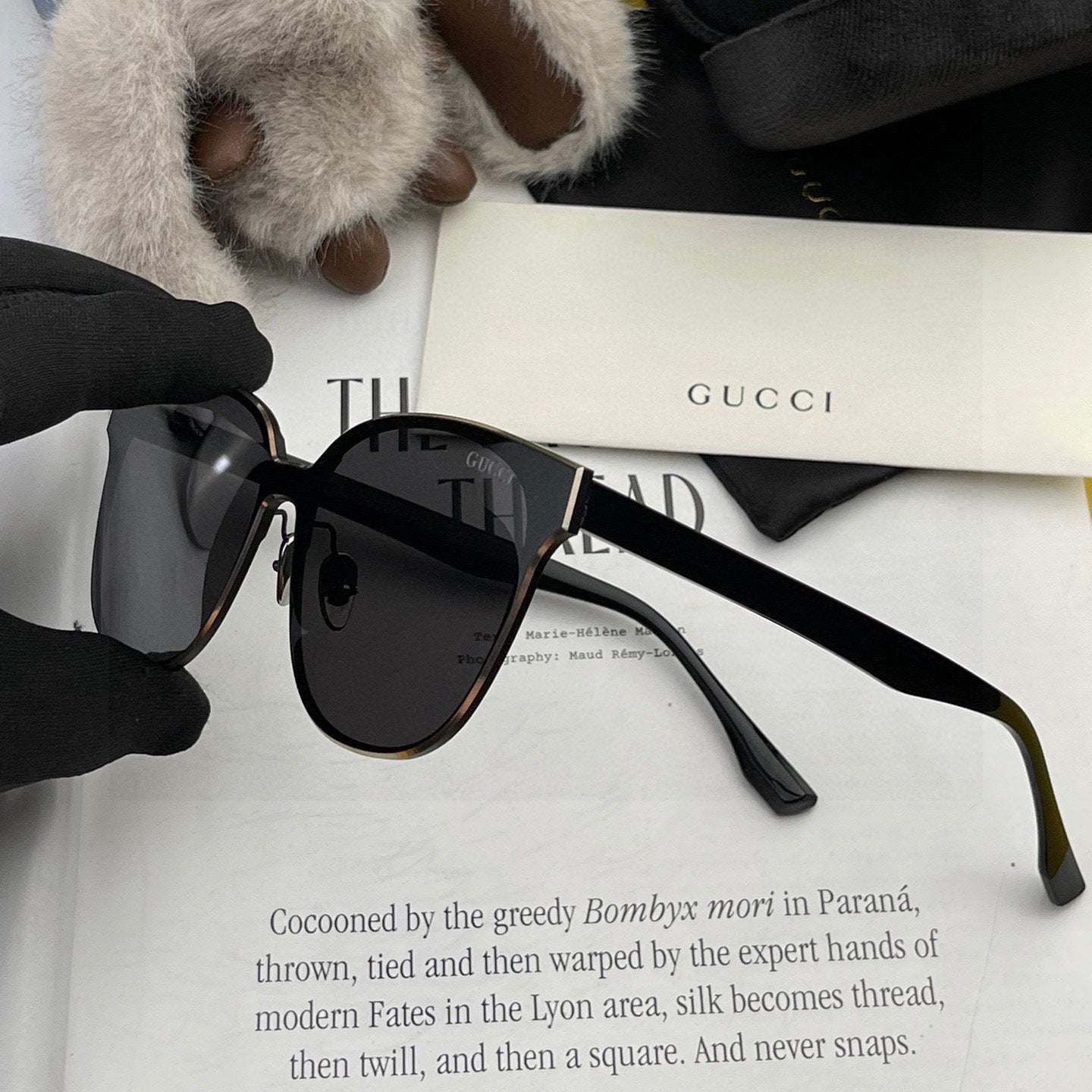 BUTTERFLY FRAME SUNGLASSES G580 IN ACETATE