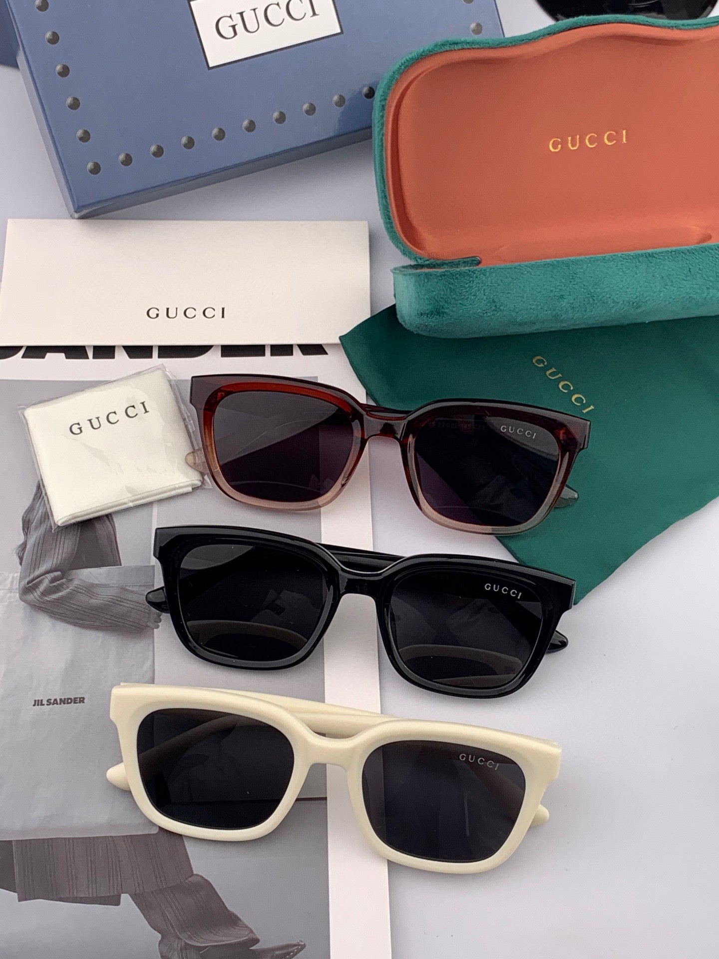SQUARE FRAME SUNGLASSES G5108 IN ACETATE