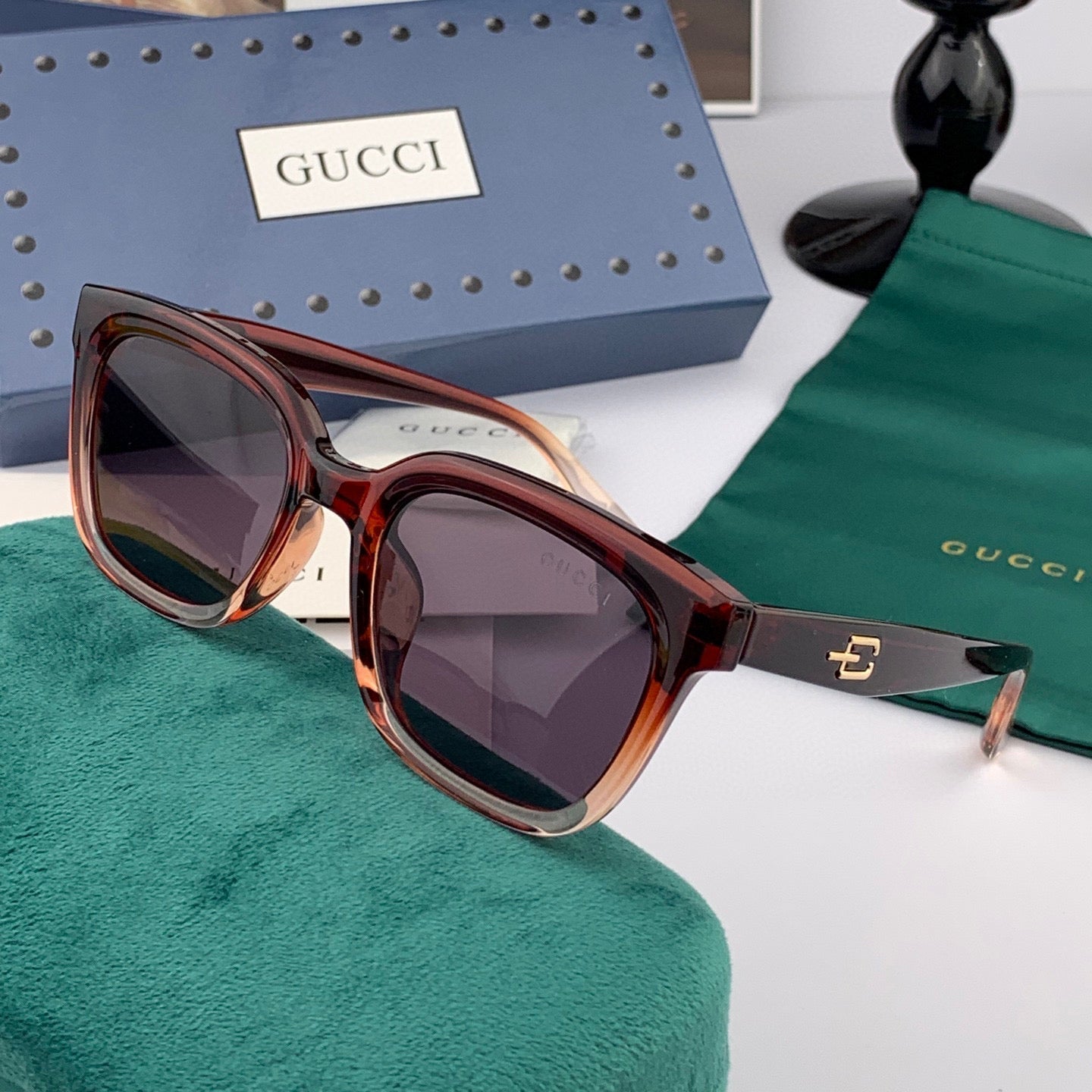 SQUARE FRAME SUNGLASSES G5108 IN ACETATE