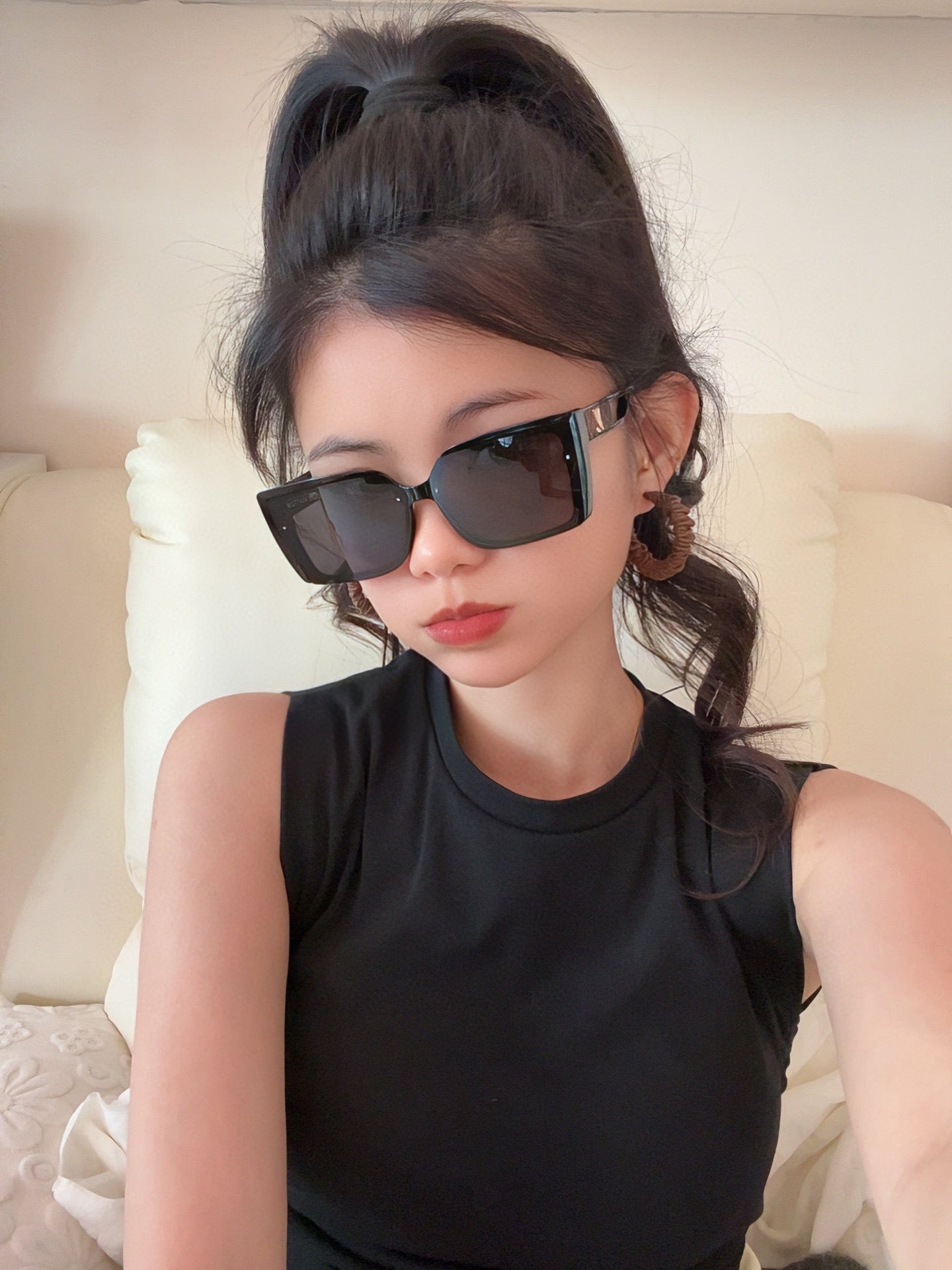 SQUARE SUNGLASSES L4310 IN ACETATE