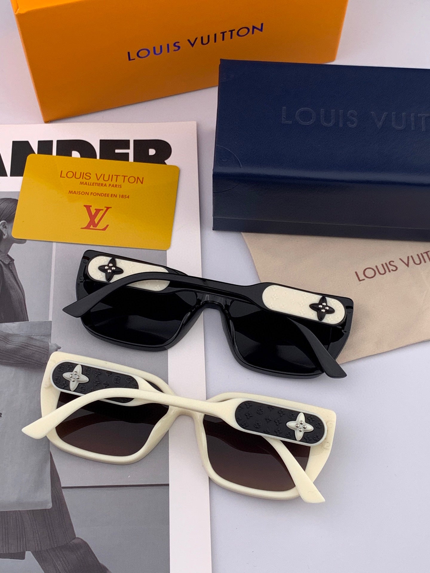 SQUARE SUNGLASSES L6221 IN ACETATE