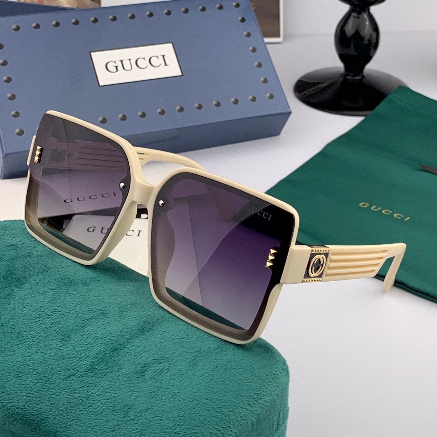 GEOMETRIC FRAME SUNGLASSES G2519 IN ACETATE