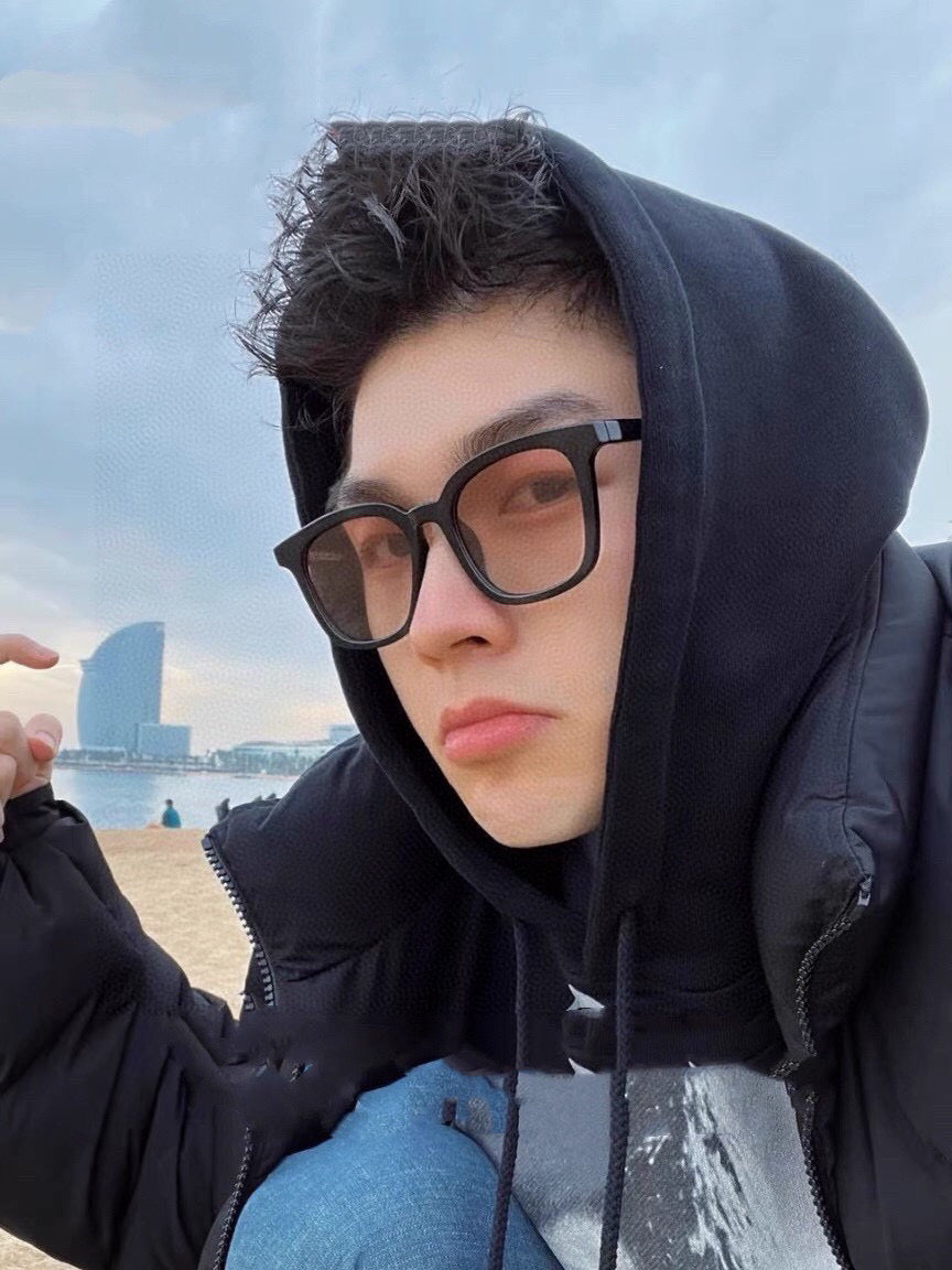 RECTANGULAR FRAME SUNGLASSES G6290 IN ACETATE