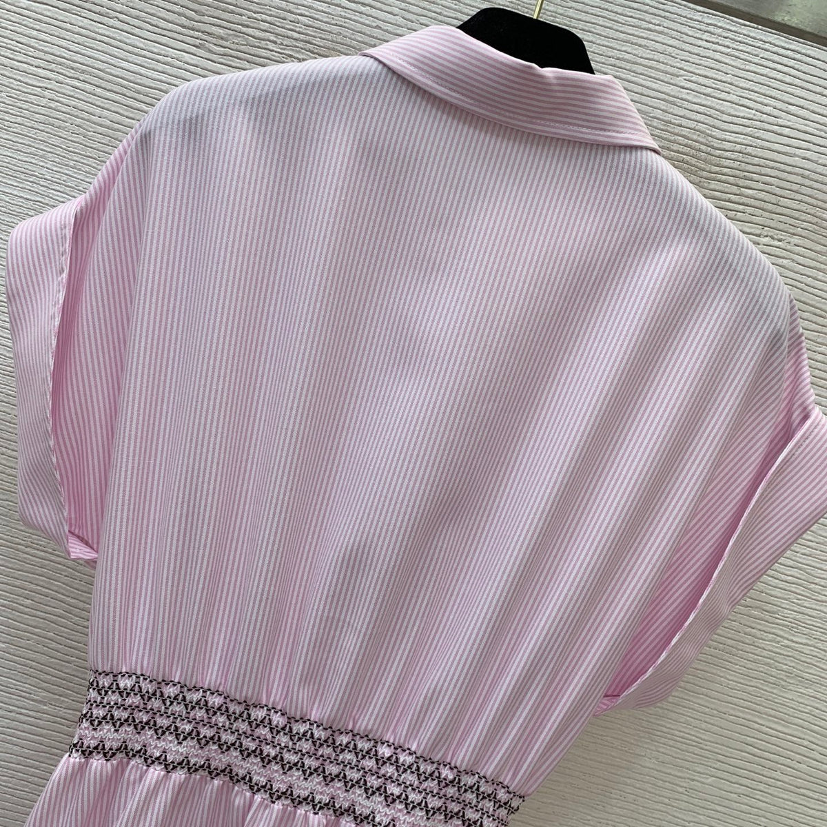 MiuMiu 2026 Striped Dress Cotton 402676