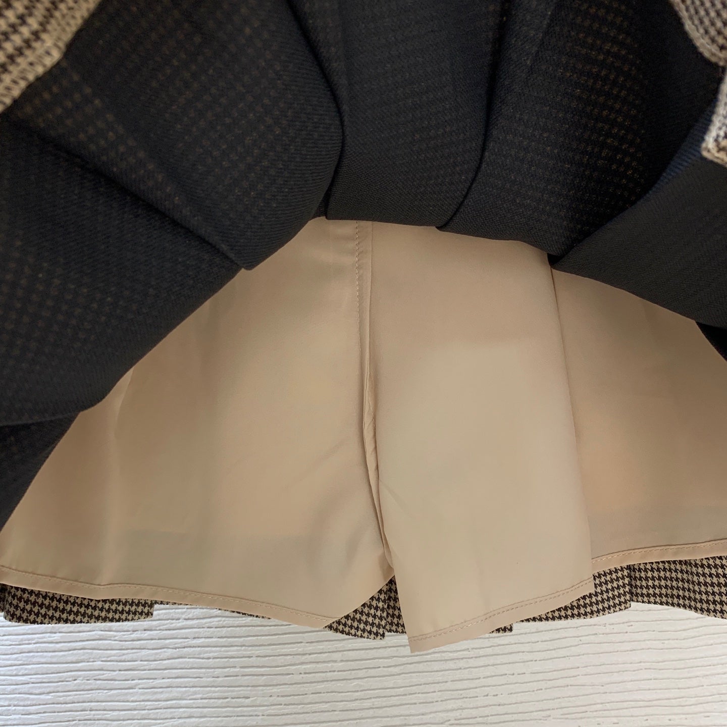 Miumiu 2026 Set Beige Wool Blend Fabric 420311