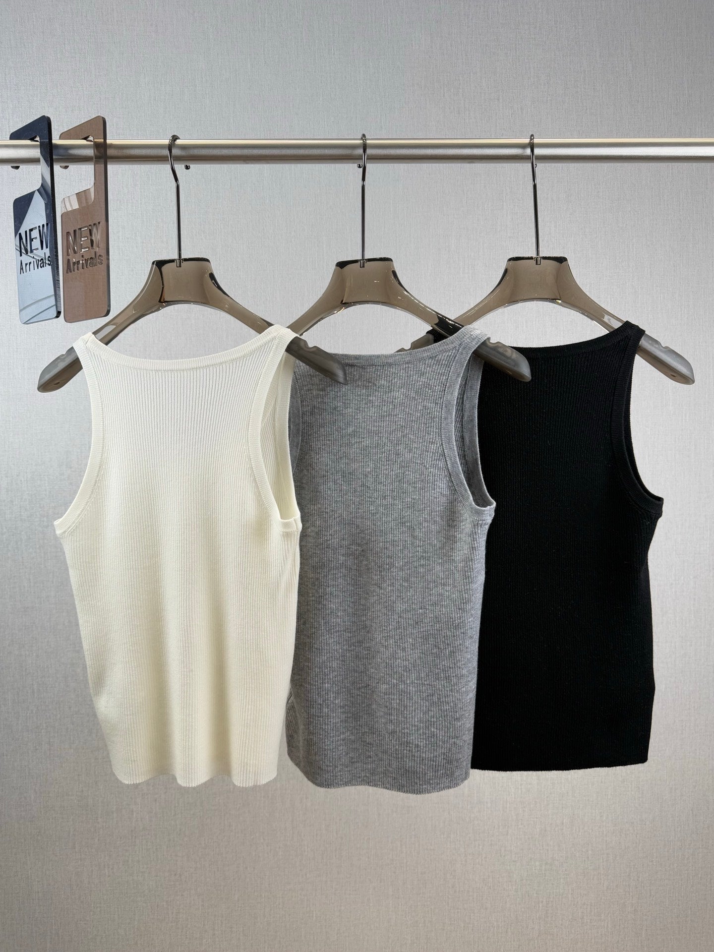 Miu Tank Top Wool Fabric 232706